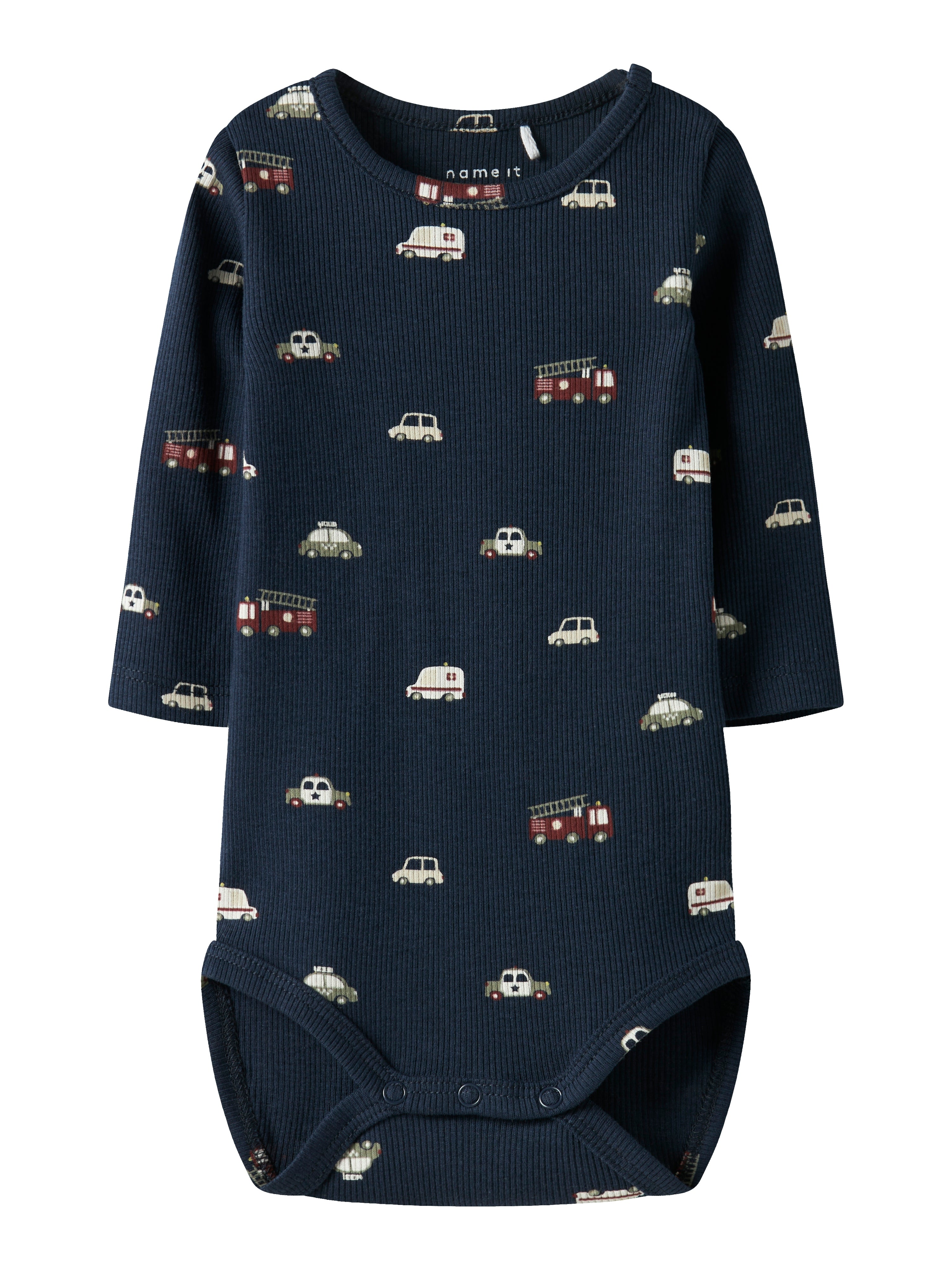 Name It Thue Body – Navy Blazer med Biler - 50 Cm