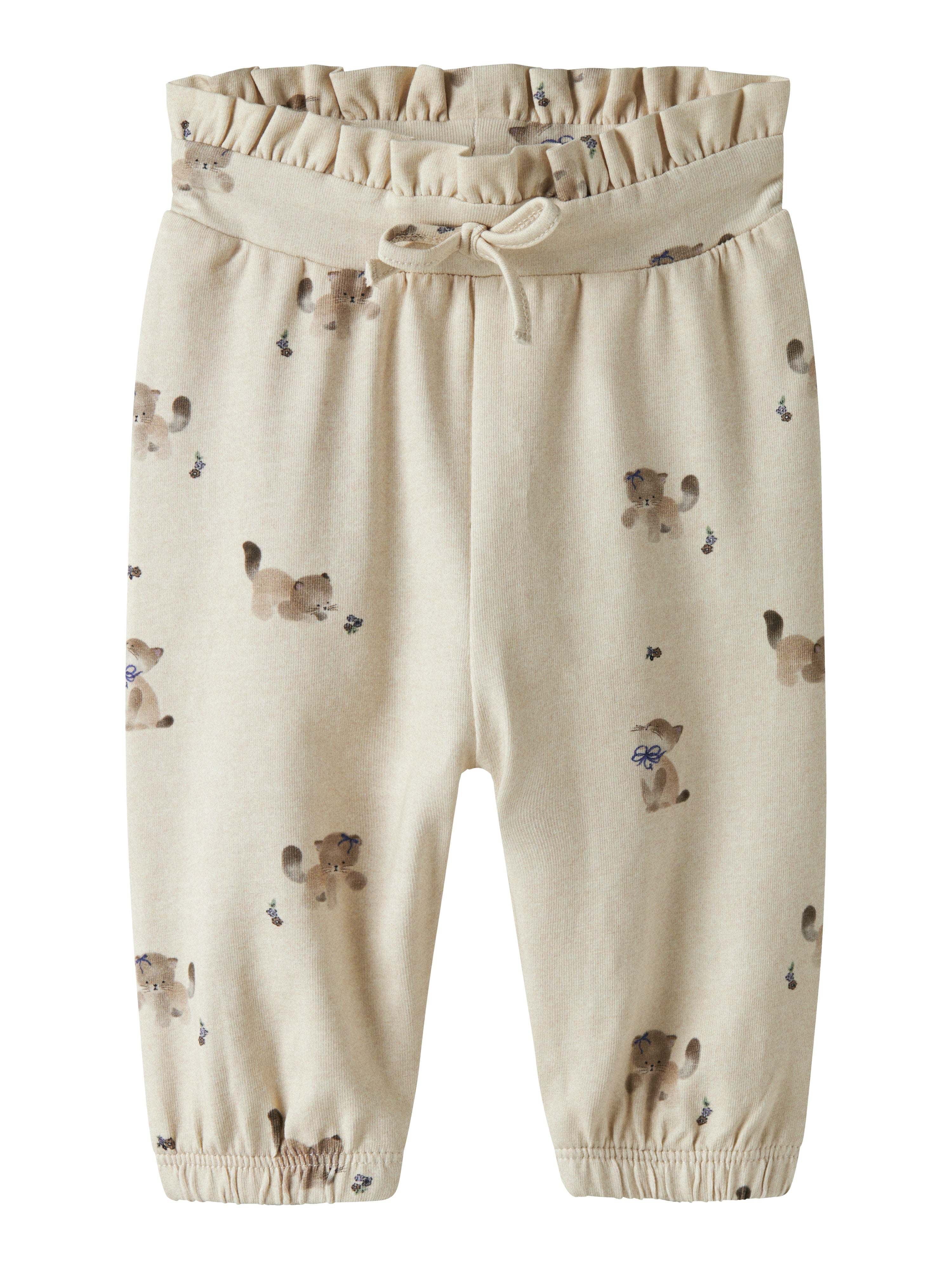 Name It Tanny Bukser – Peyote Melange med Katteprint