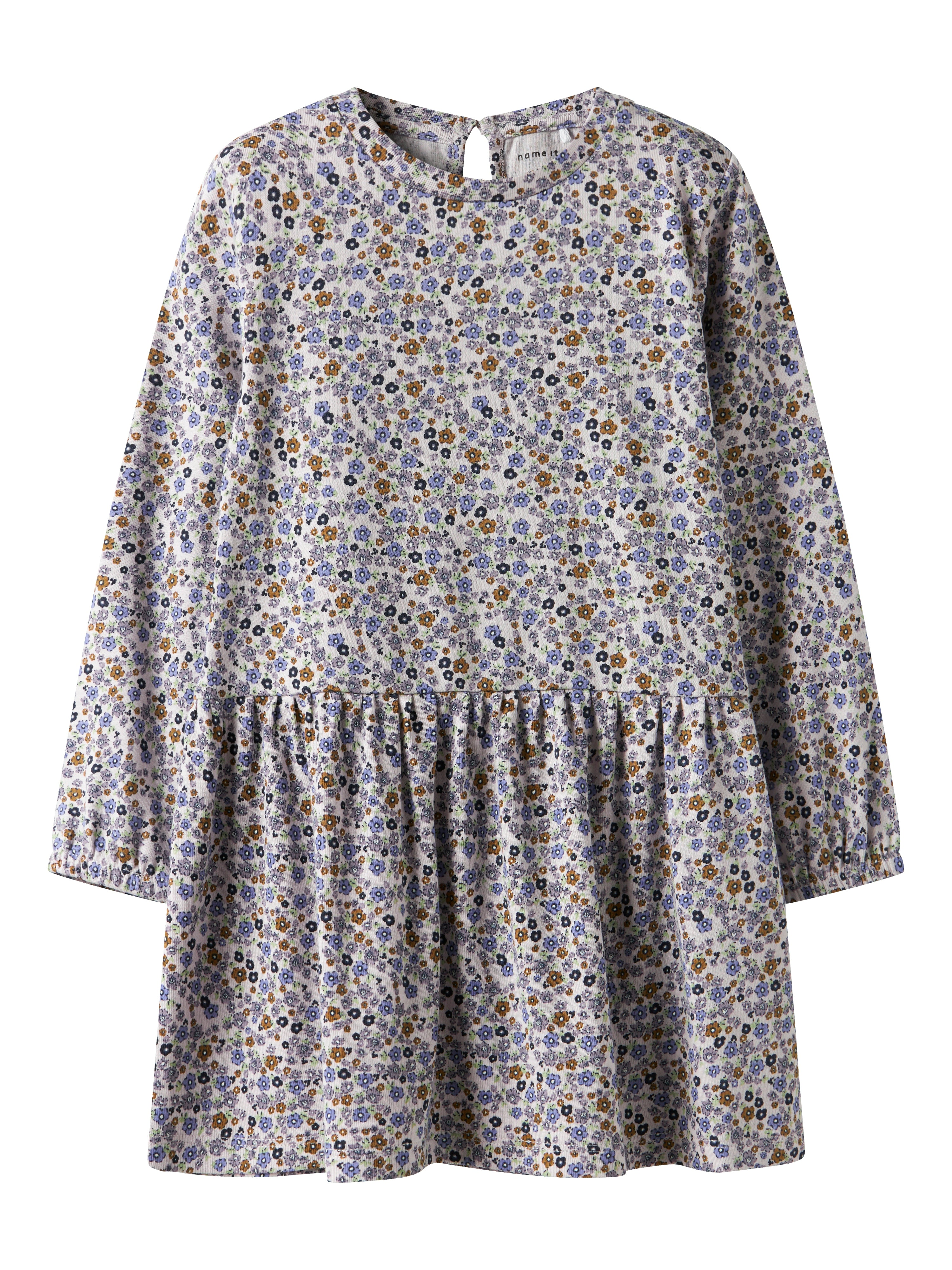 Name It Tuline Kjole - Lilla Marmor til Mini Piger