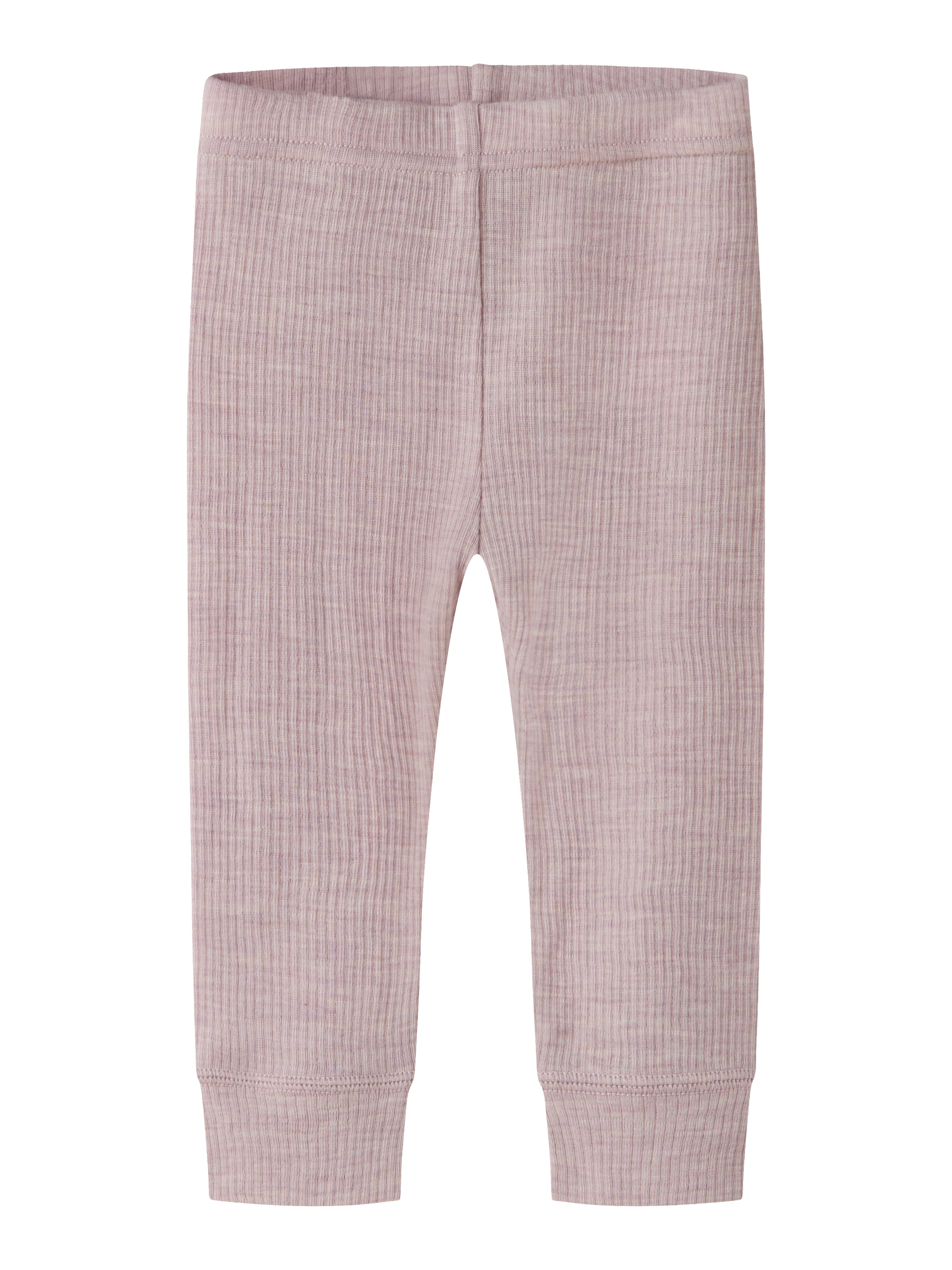 Name It Wax - Wool Rib Leggings - Violet Ice -   Cm