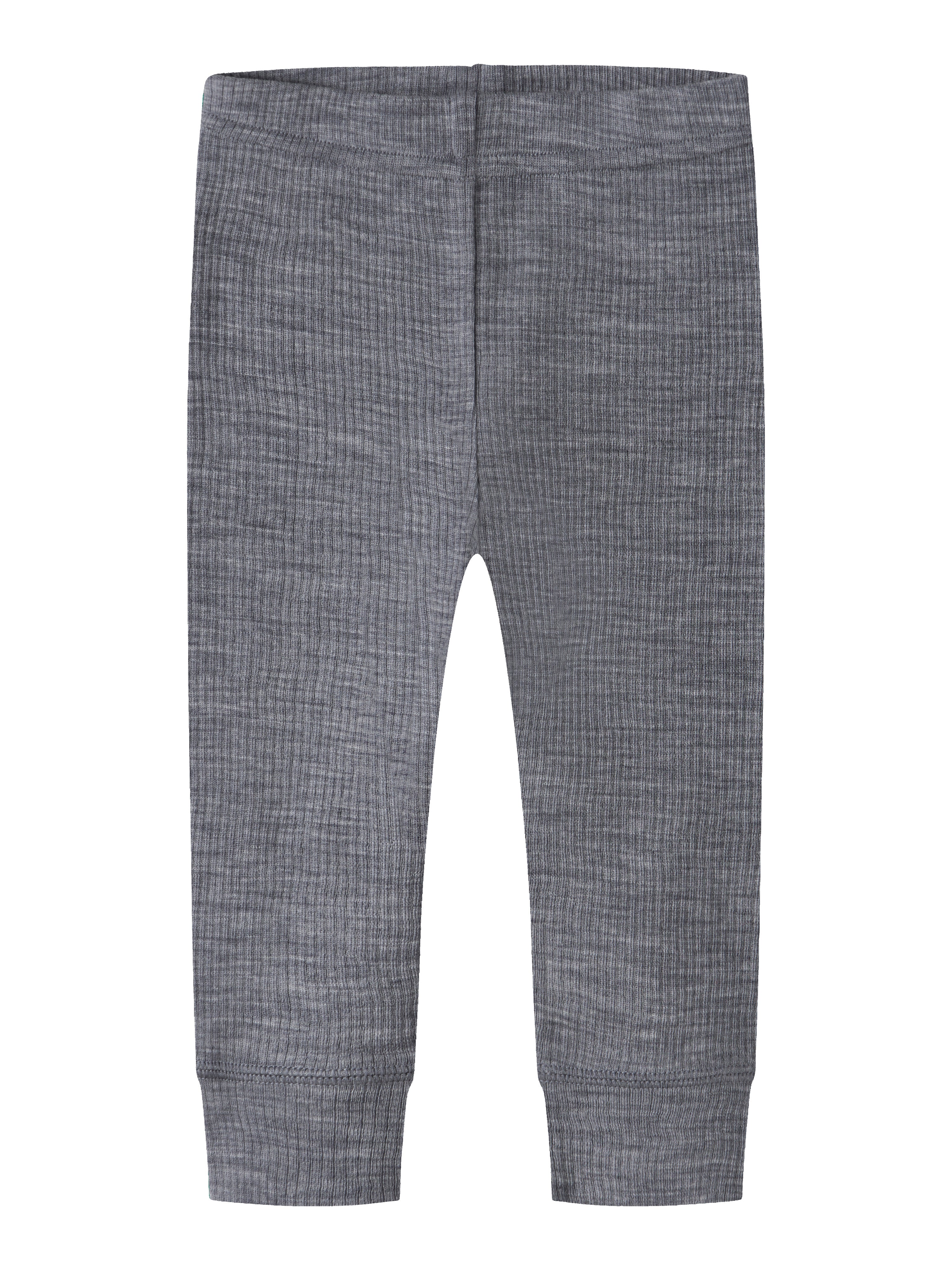Name It Wax - Wool Rib Leggings - Folkstone Gray - Cm