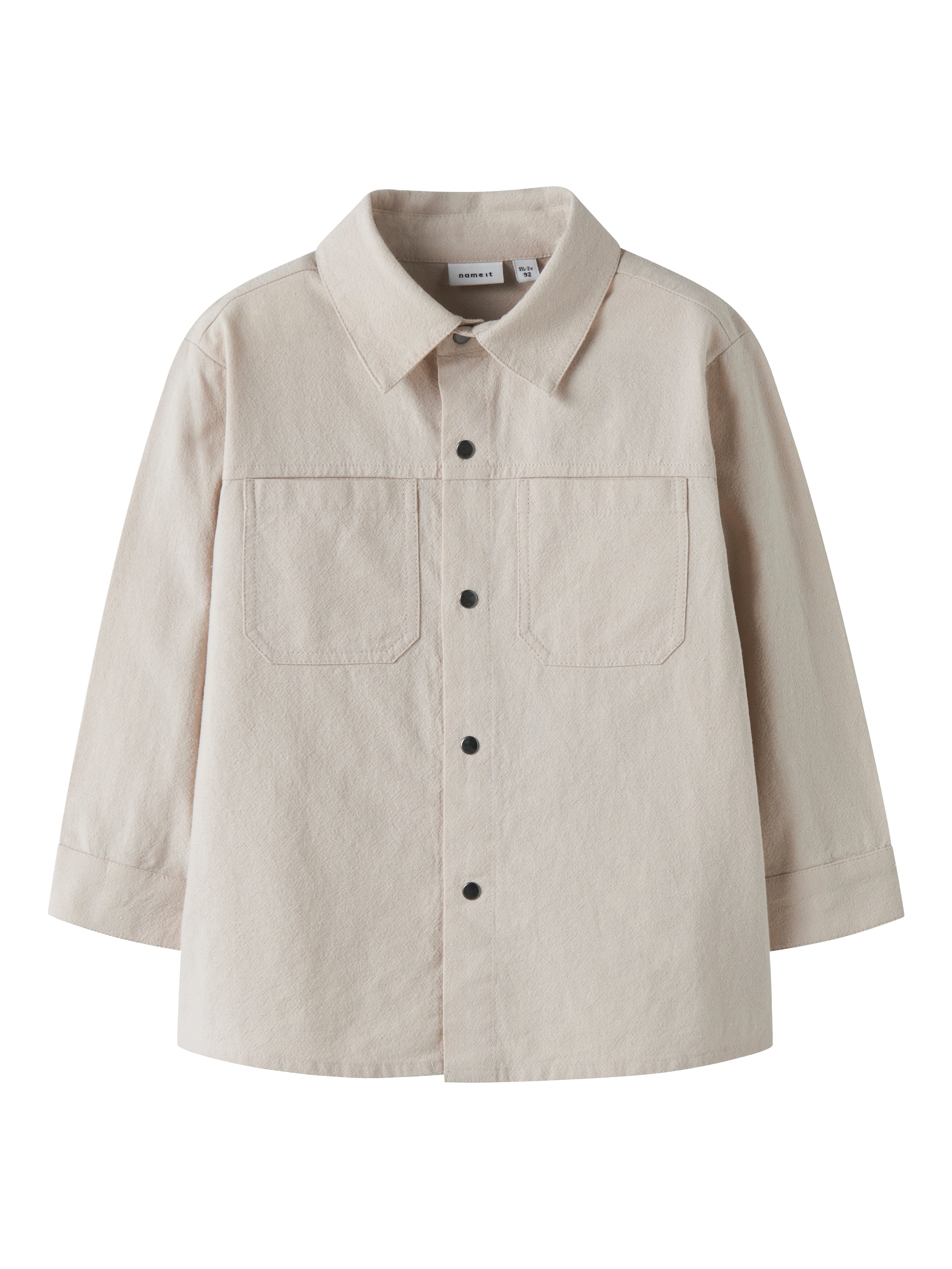 Name It Derik Ls Overshirt - Chateau Gray -   Cm