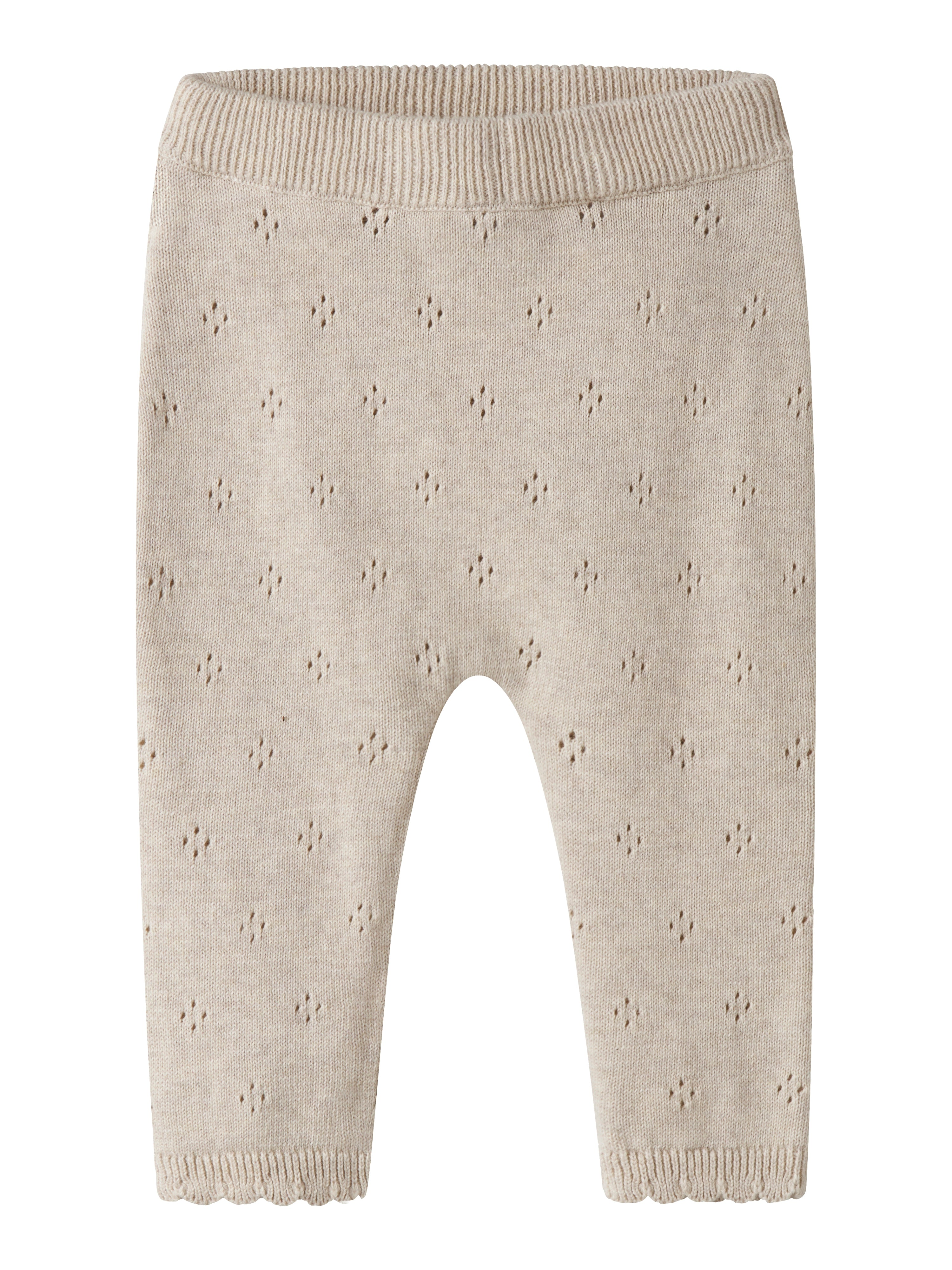 Name It Diame Knit Pants - Peyote Melange -   Cm