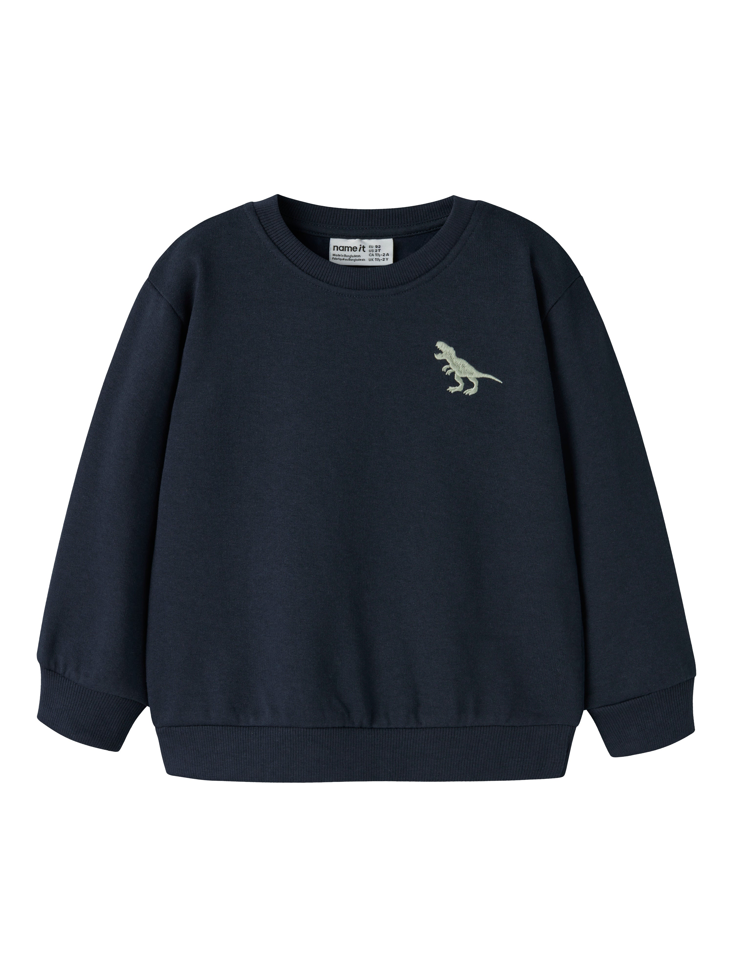 Name It Vallen Sweatshirt – Navy med Dinosaurprint