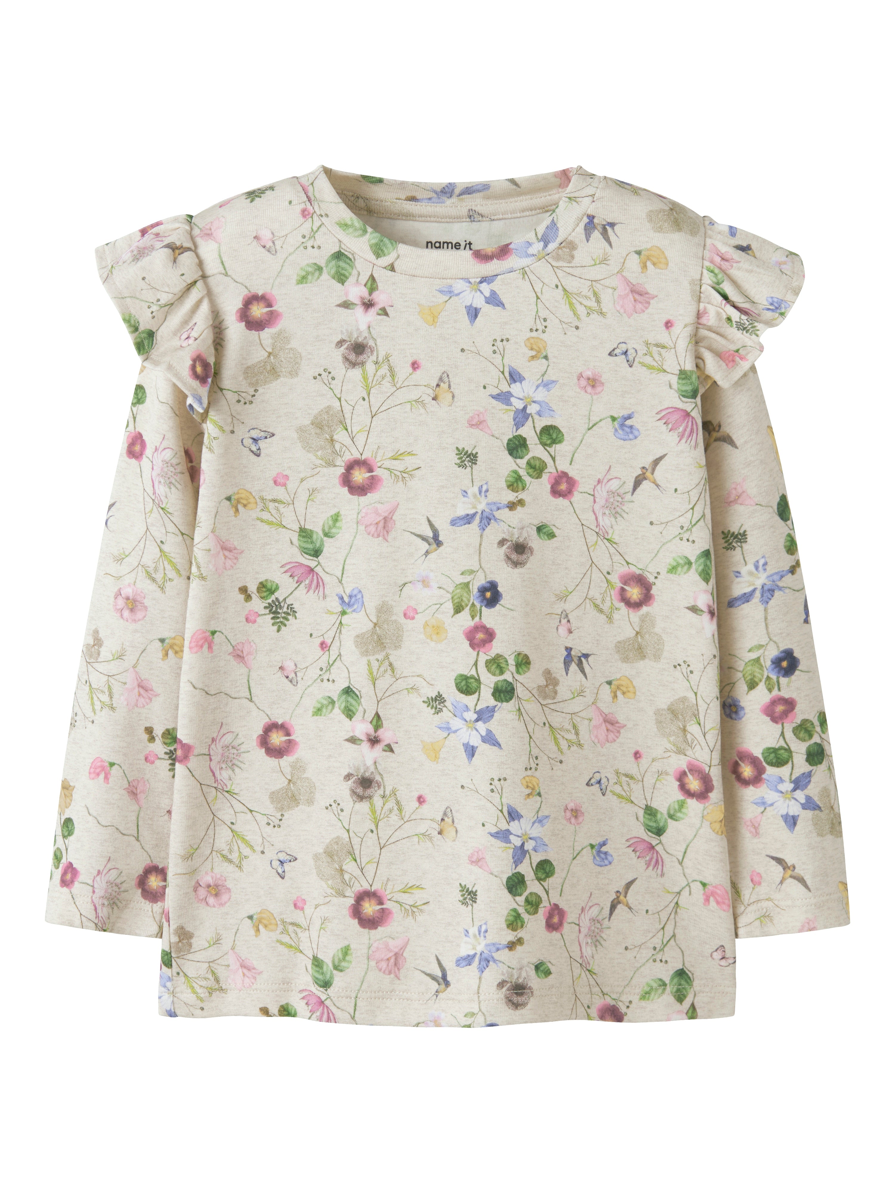Name It Falca Ls Top - Peyote Melange -   Cm