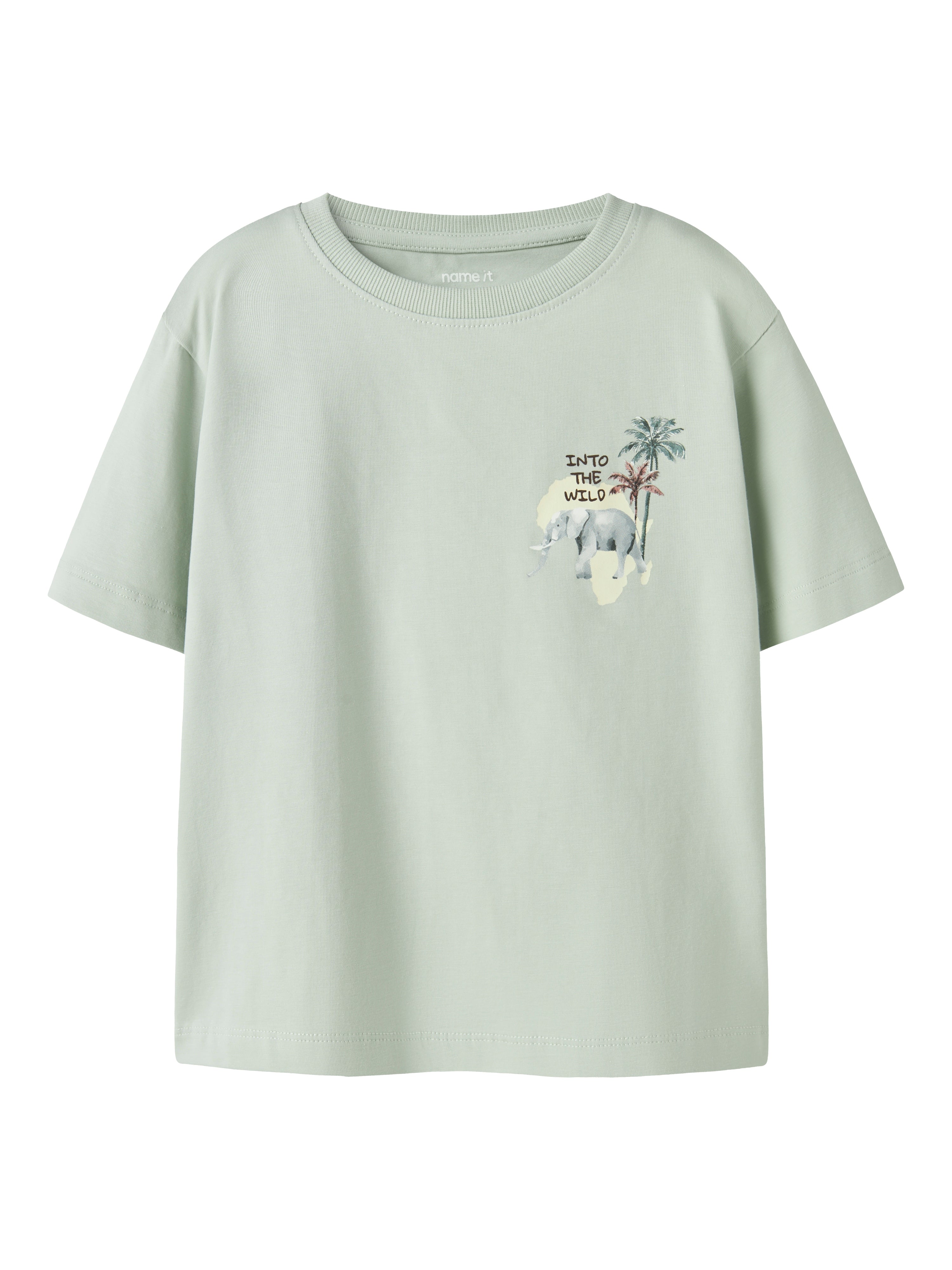 Name It Hugo Ss Top - Pale Aqua -   Cm