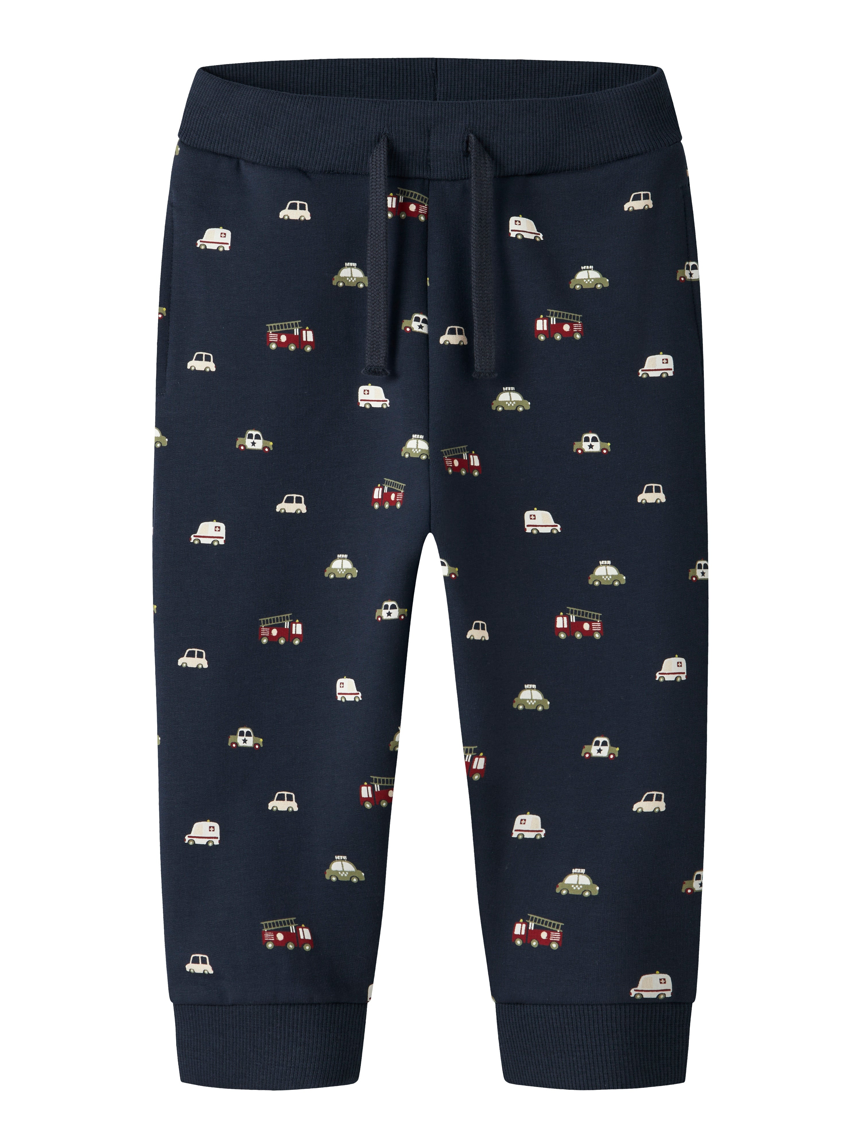 Name It Thuen Sweat Pants - Navy Blazer med Politibiler