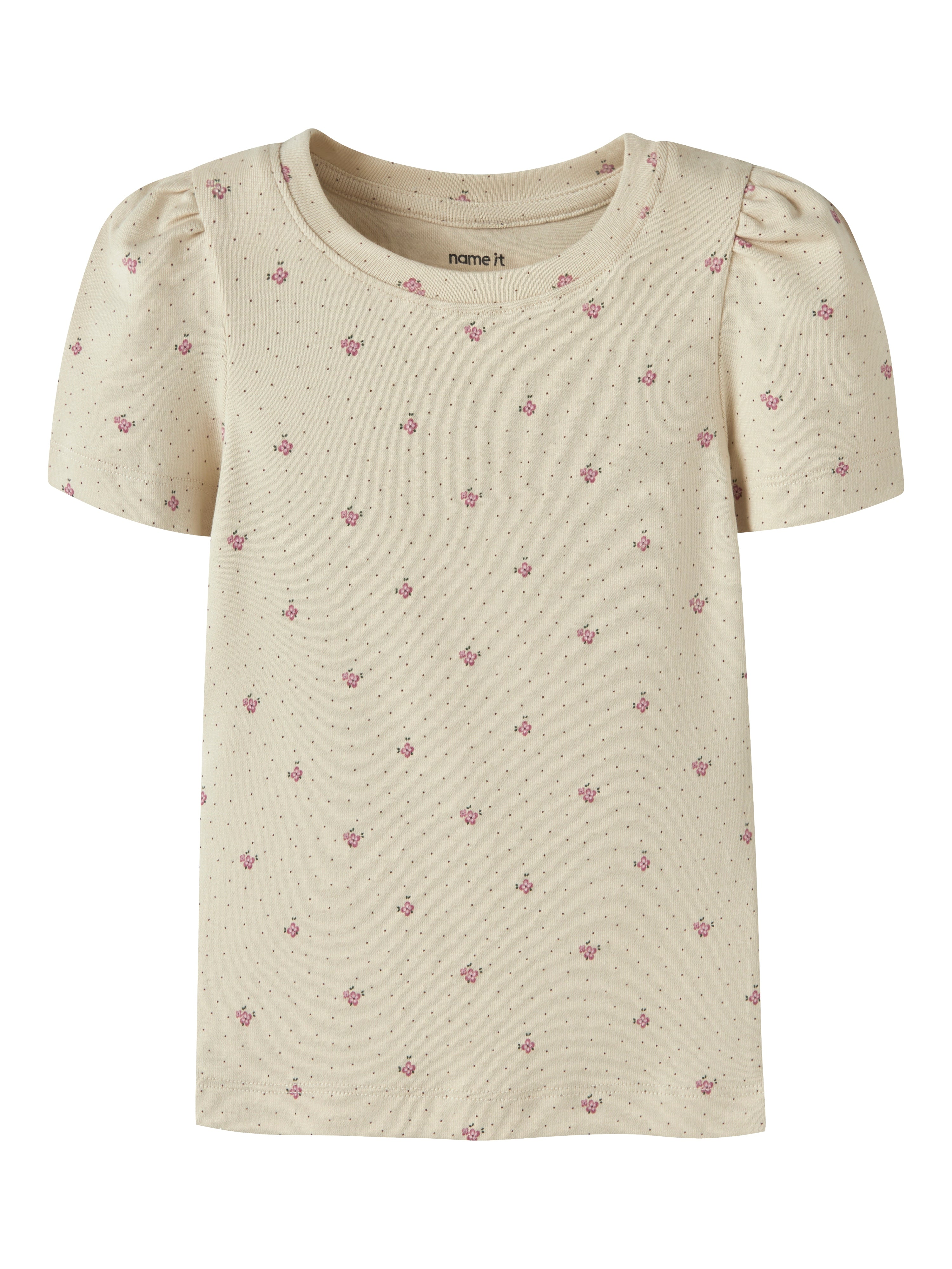 Name It Hannis - Ss Top - Almond Milk -   Cm