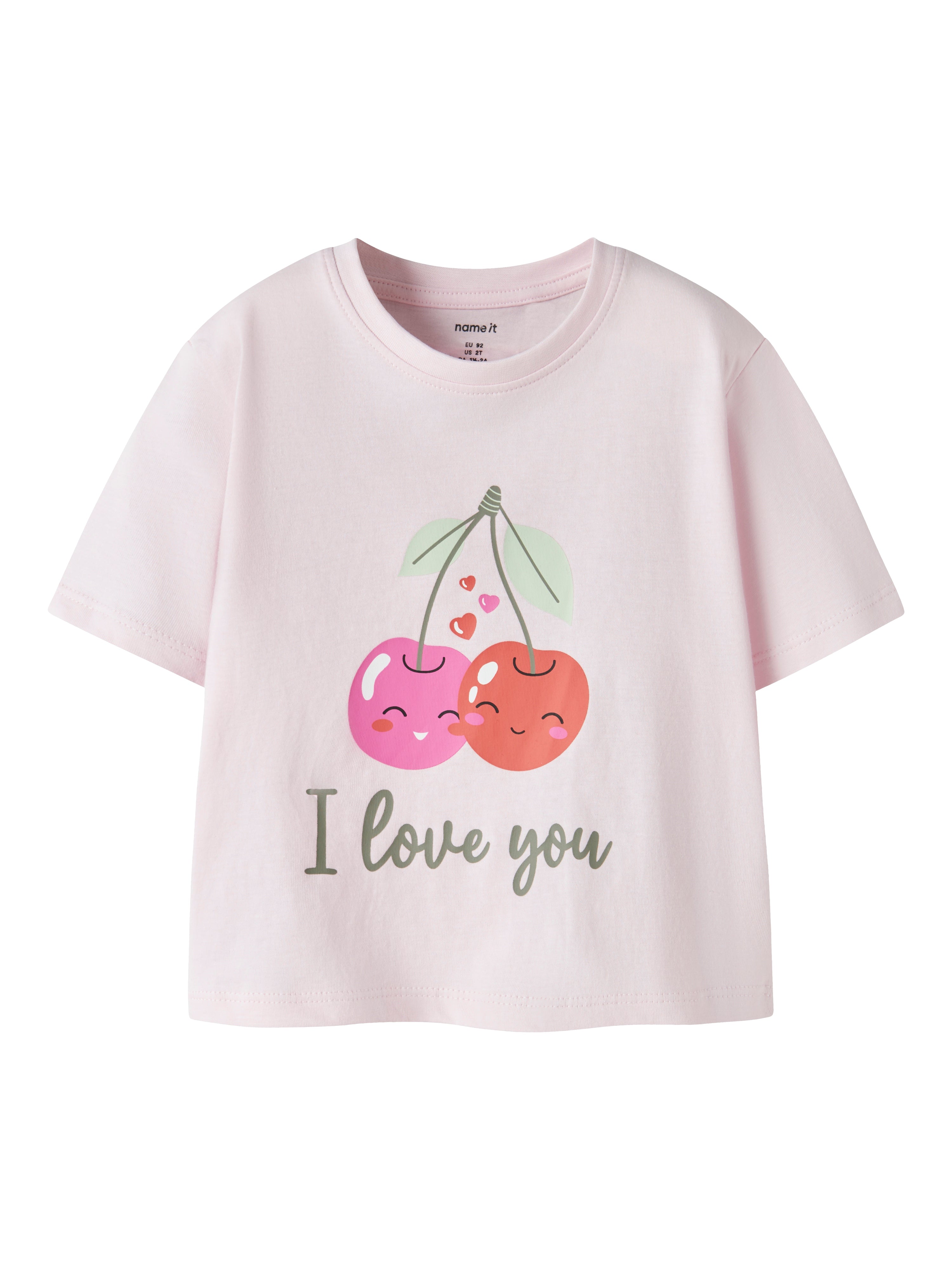 Name It Vilinse Ss Short Top - Cradle Pink -   Cm