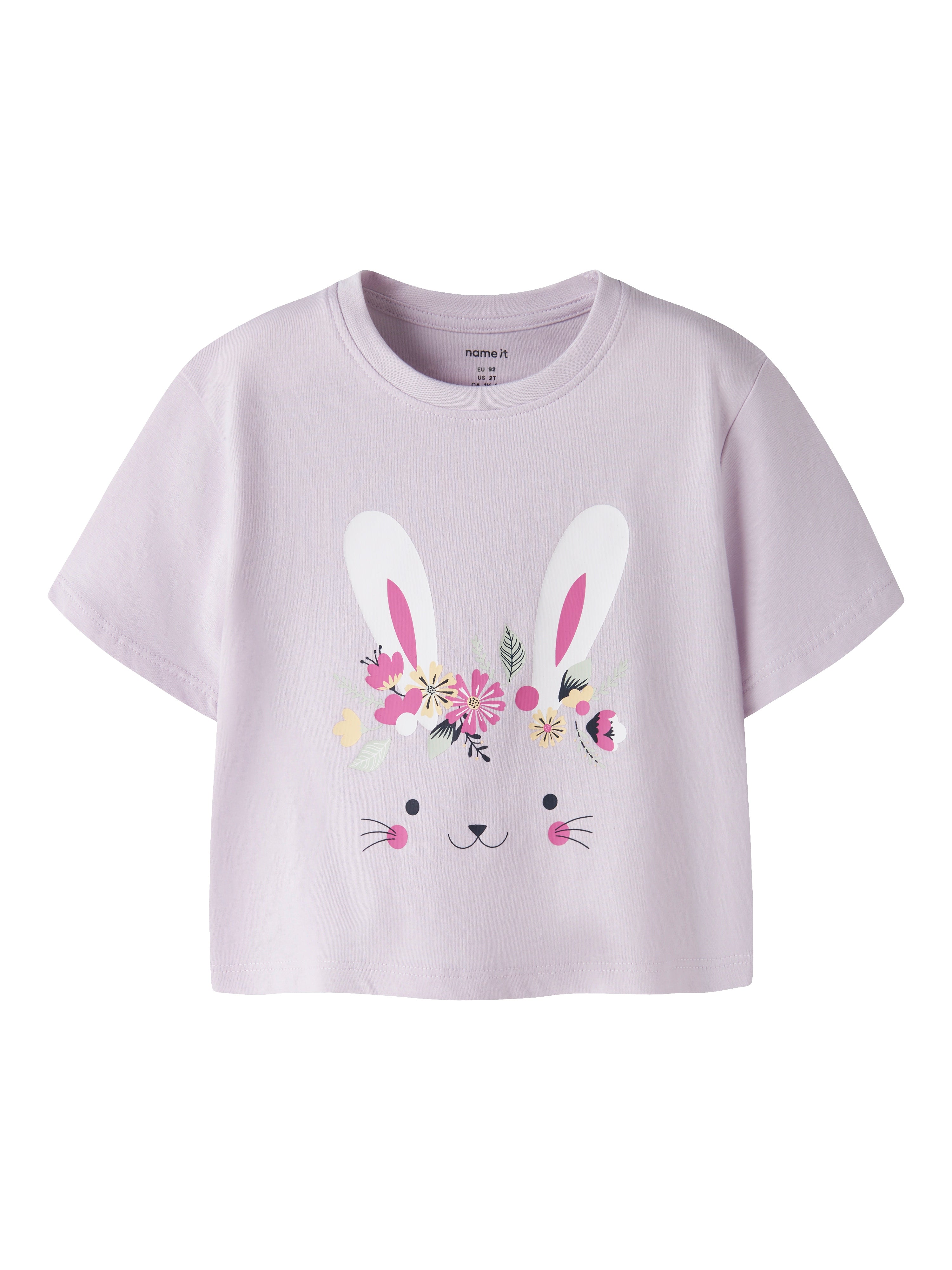 Name It Vilinse Ss Short Top - Lavender Fog -   Cm