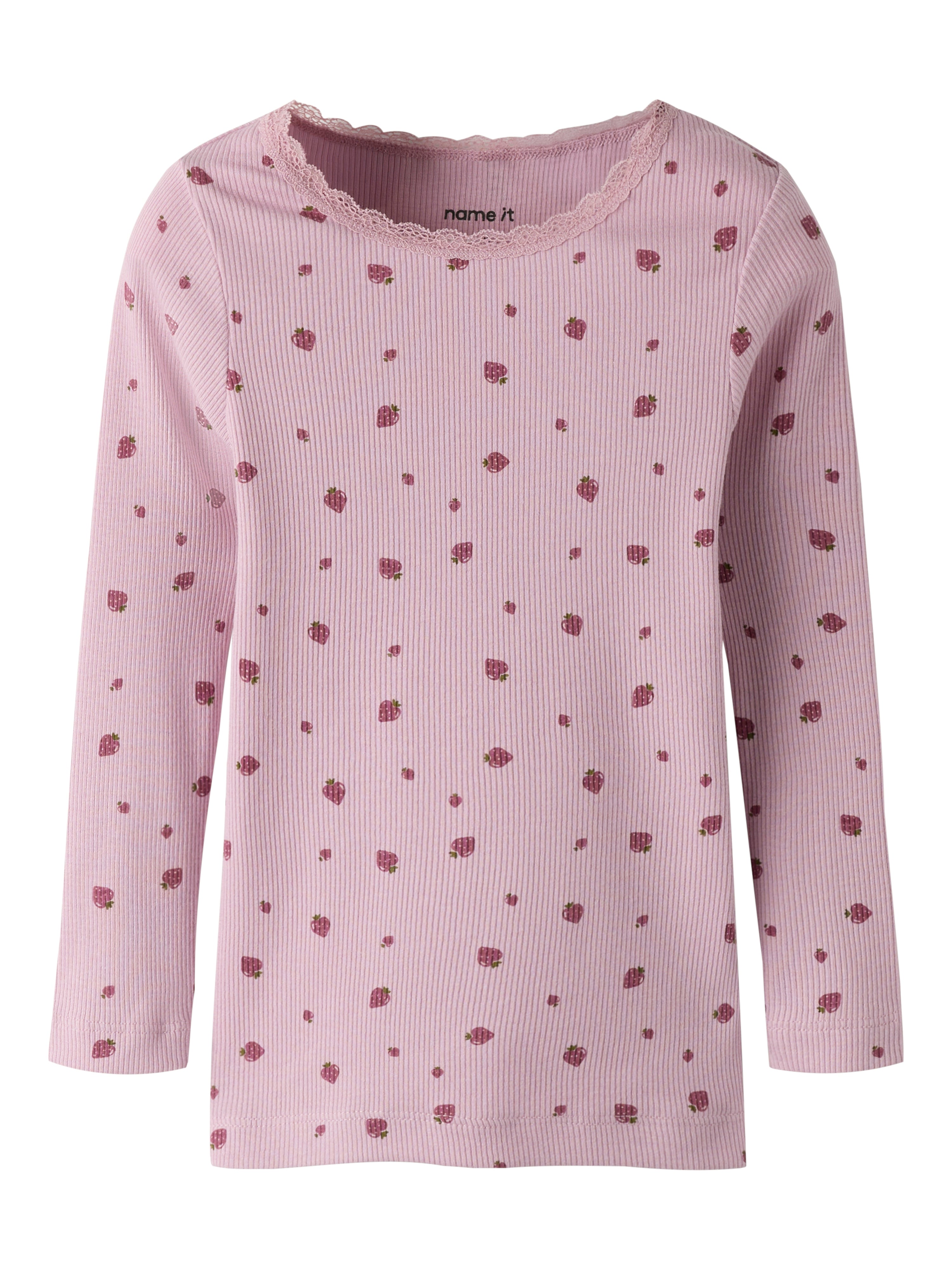 Name It Binna Ls Slim Top - Dawn Pink -   Cm