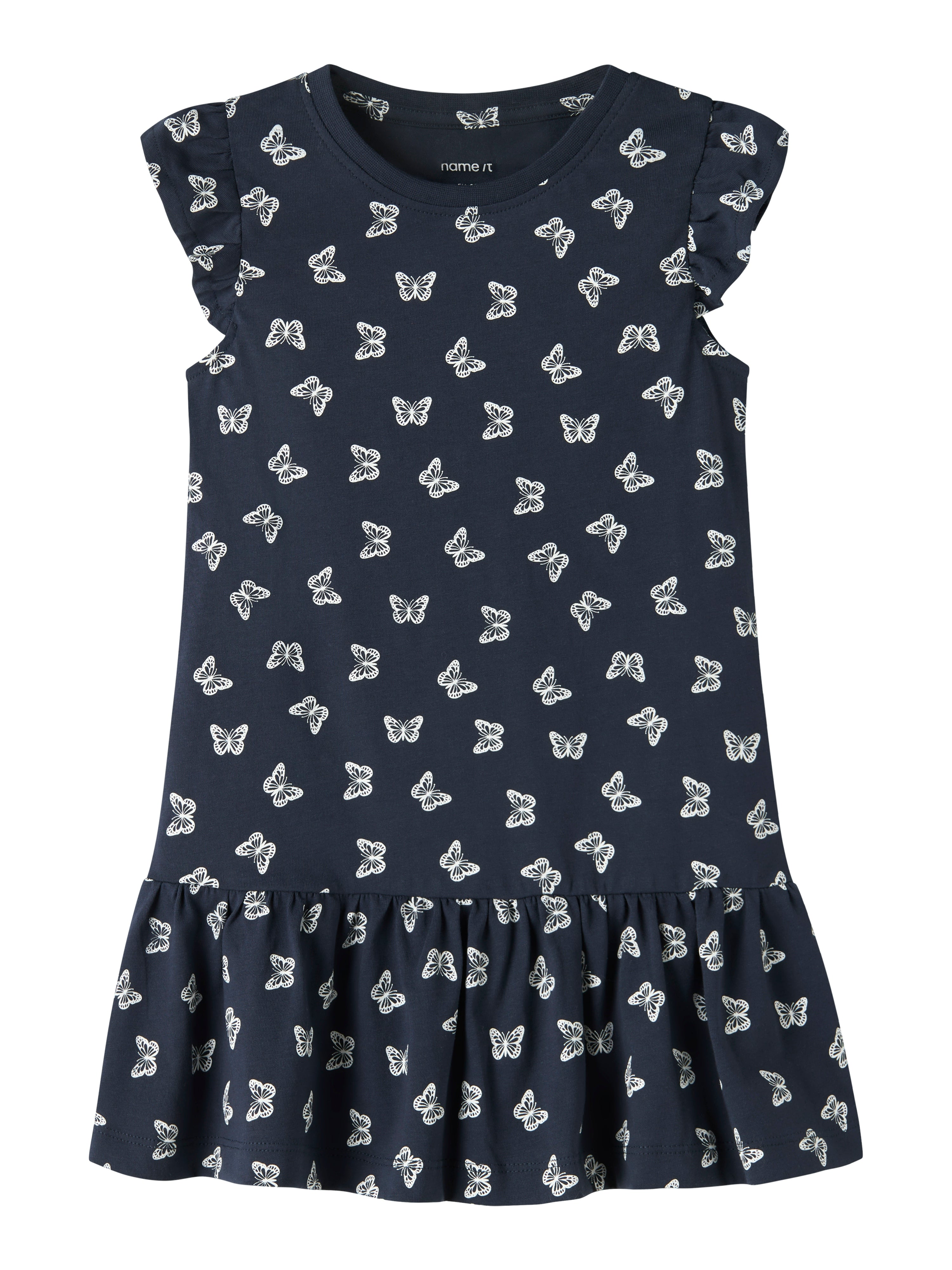 Name It Vida - Dress - Navy Blazer Butterflies -   Cm