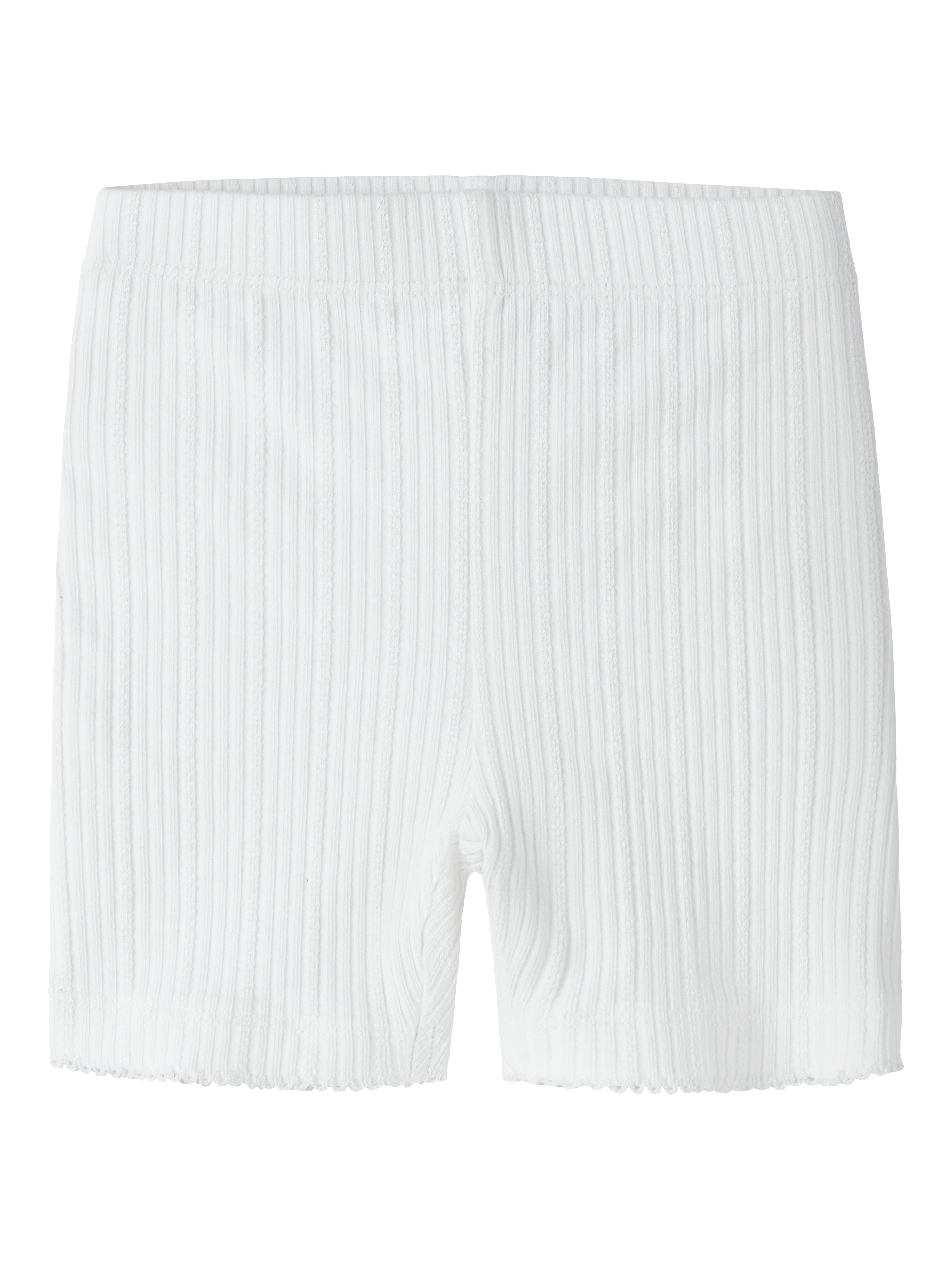 Name It Judy - Slim Biker Shorts - Bright White -   Cm