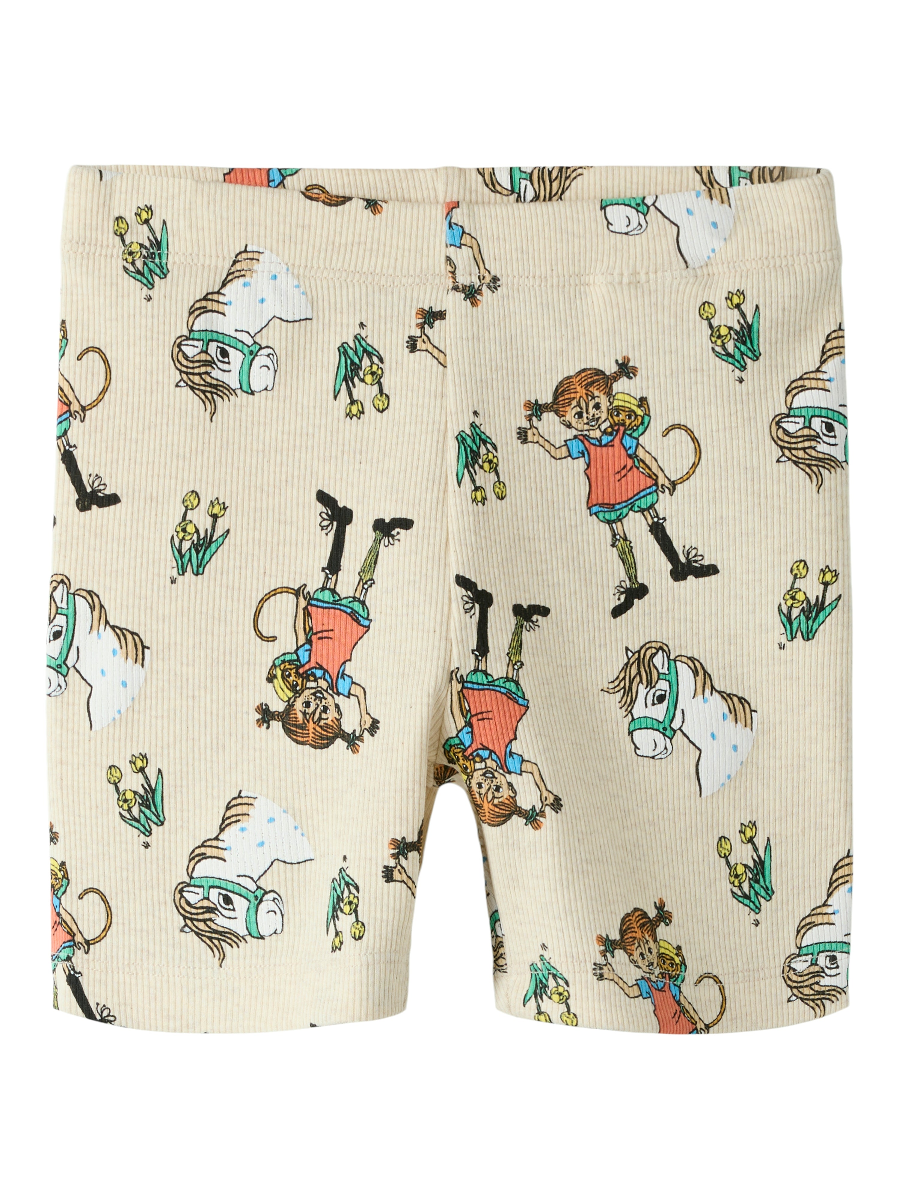 Name It Mara - Pippi Shorts Legging - Peyote Melange -   Cm
