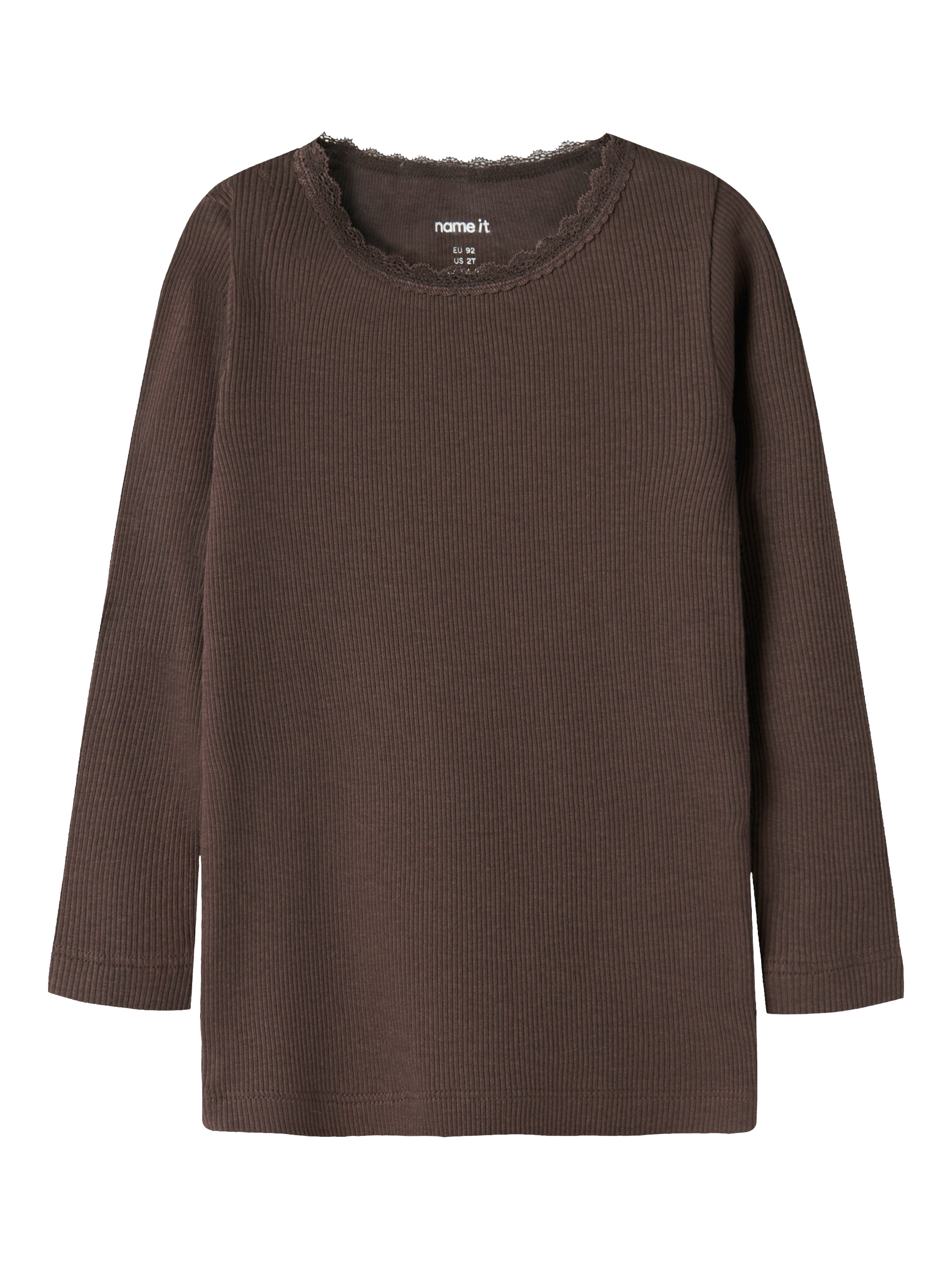 Name It Kab - Ls Top Noos - French Roast -   Cm