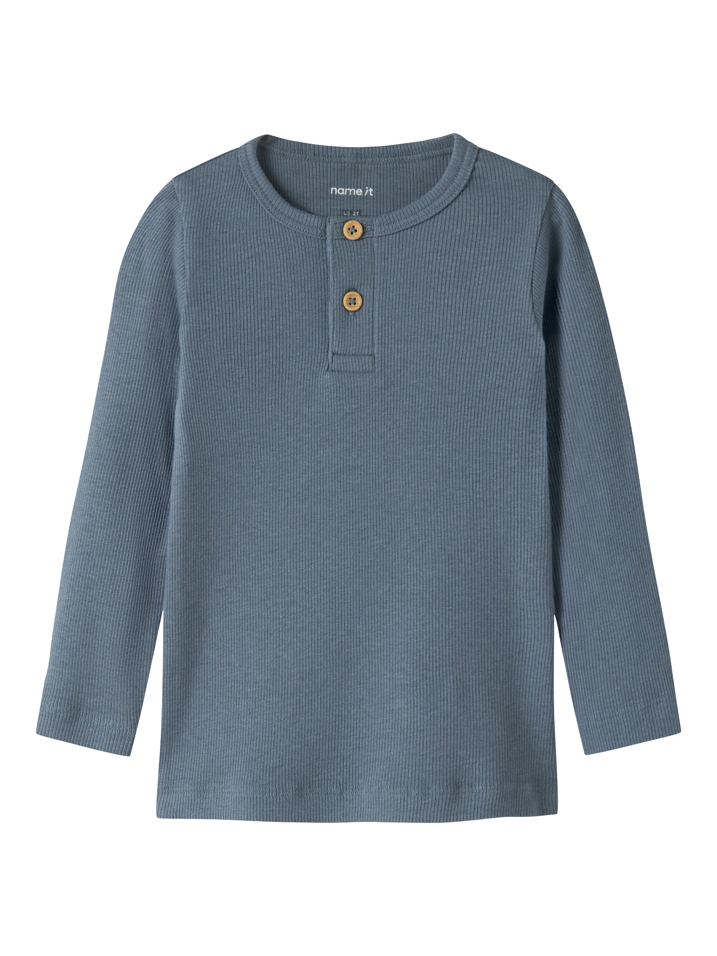 Name It Kab - Ls Shirt Noos - Blue Mirage -   Cm
