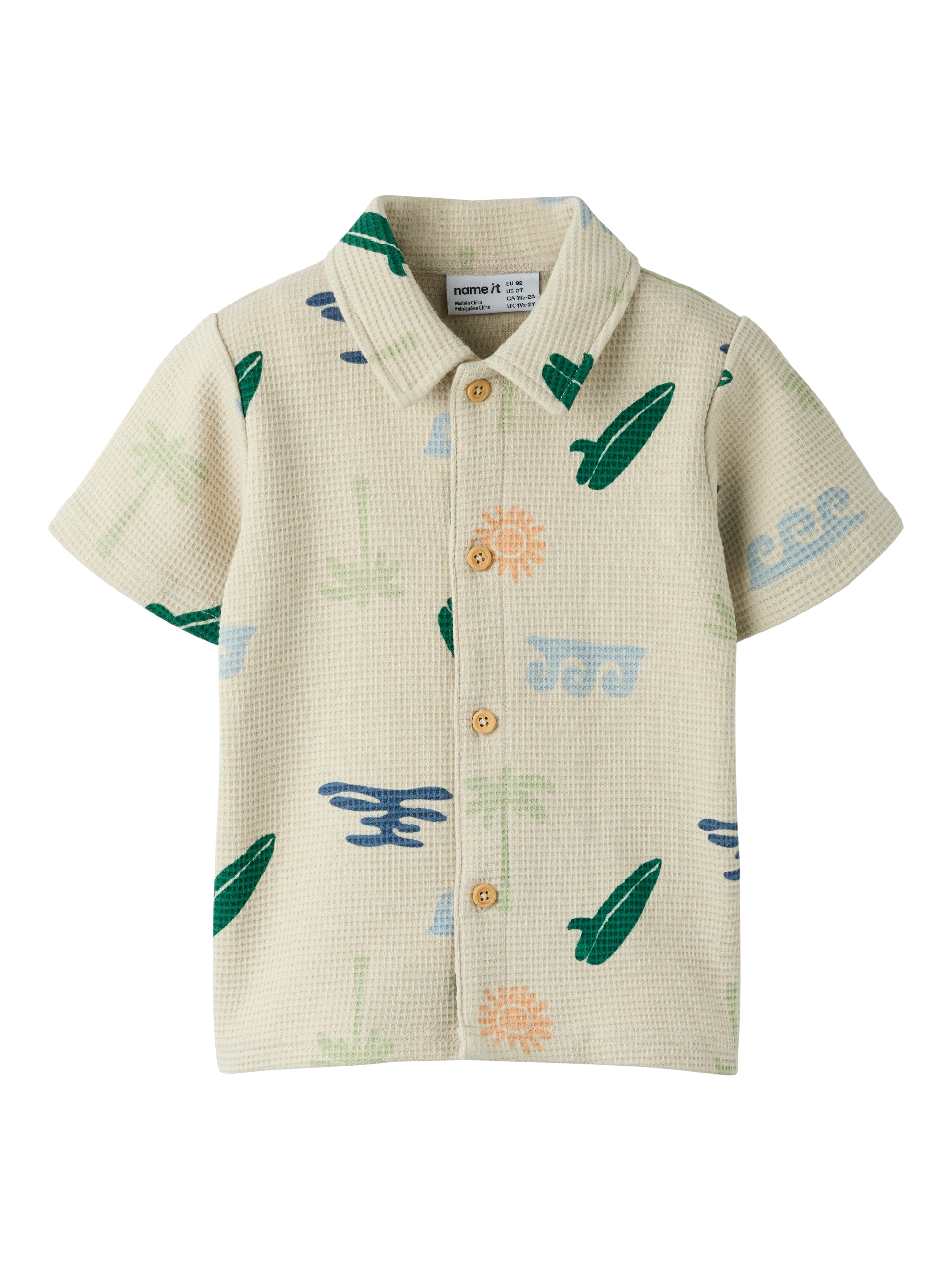 Name It Falcan - Ss Shirt - Peyote -   Cm