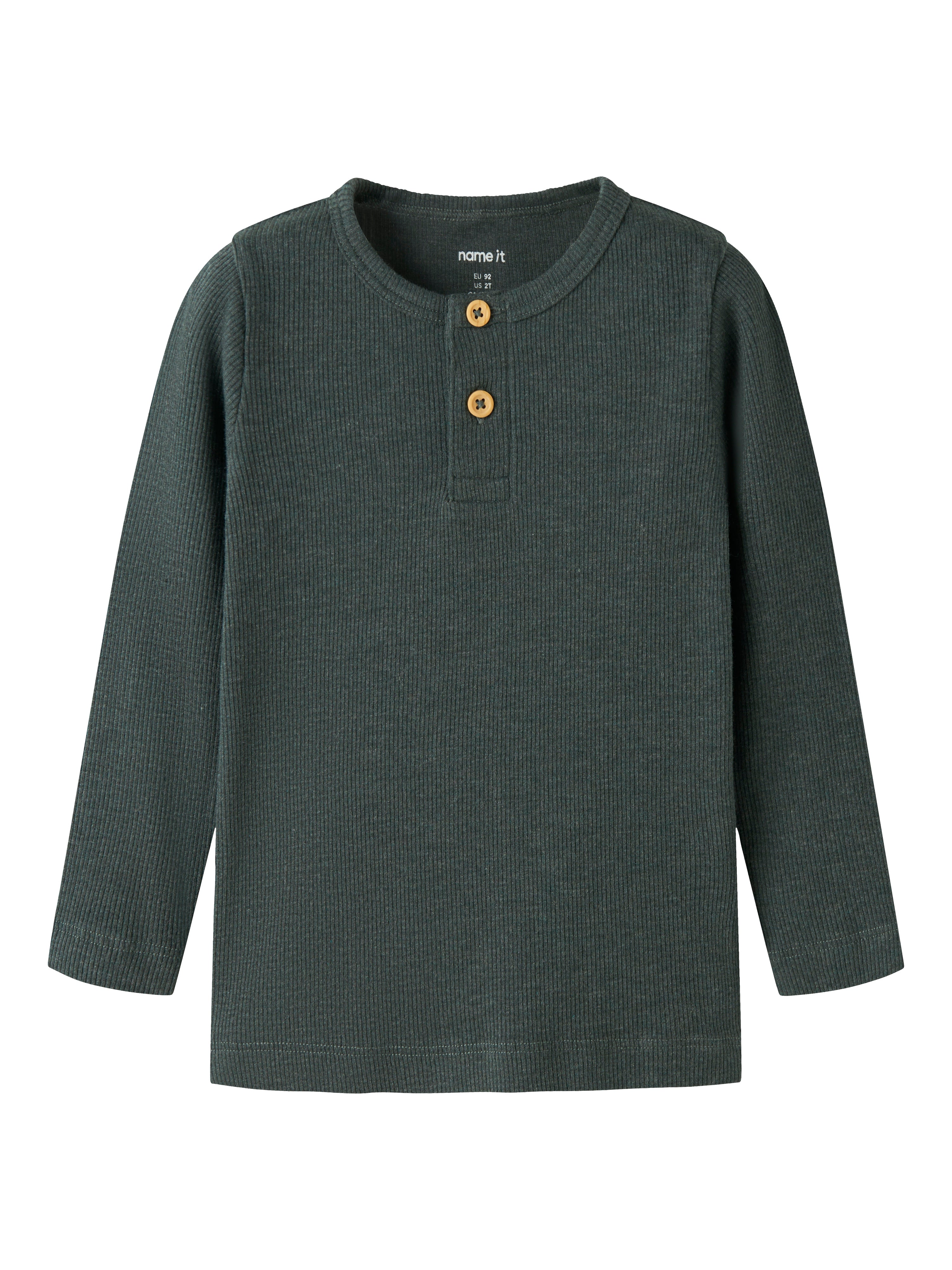 Name It Kab - Ls Shirt Noos - Urban Chic Melange -   Cm