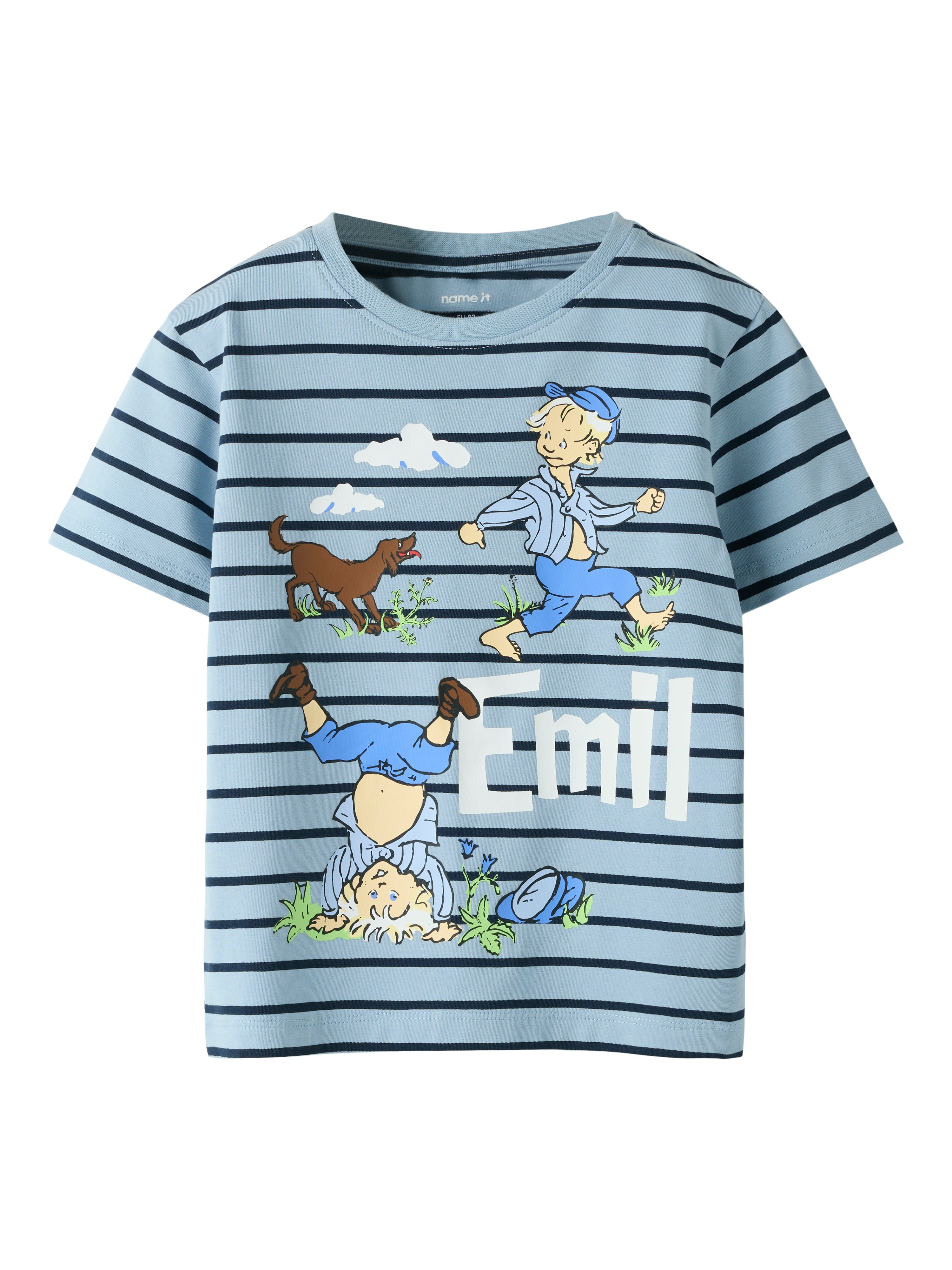 Name It Miall - Emil Ss Top - Blue Fog -   Cm