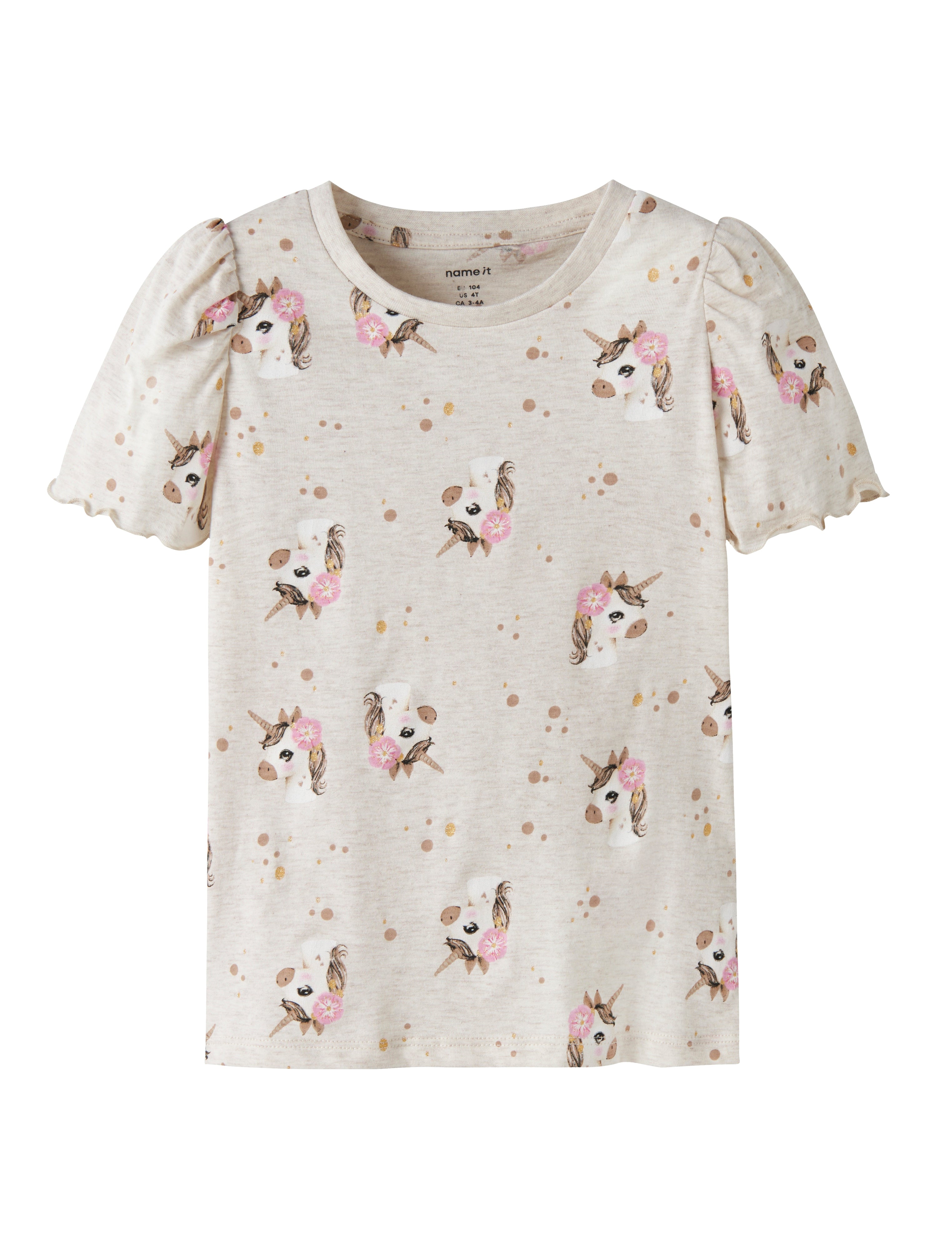 Name It Jalisa - Ss Top - Peyote Melange -   Cm
