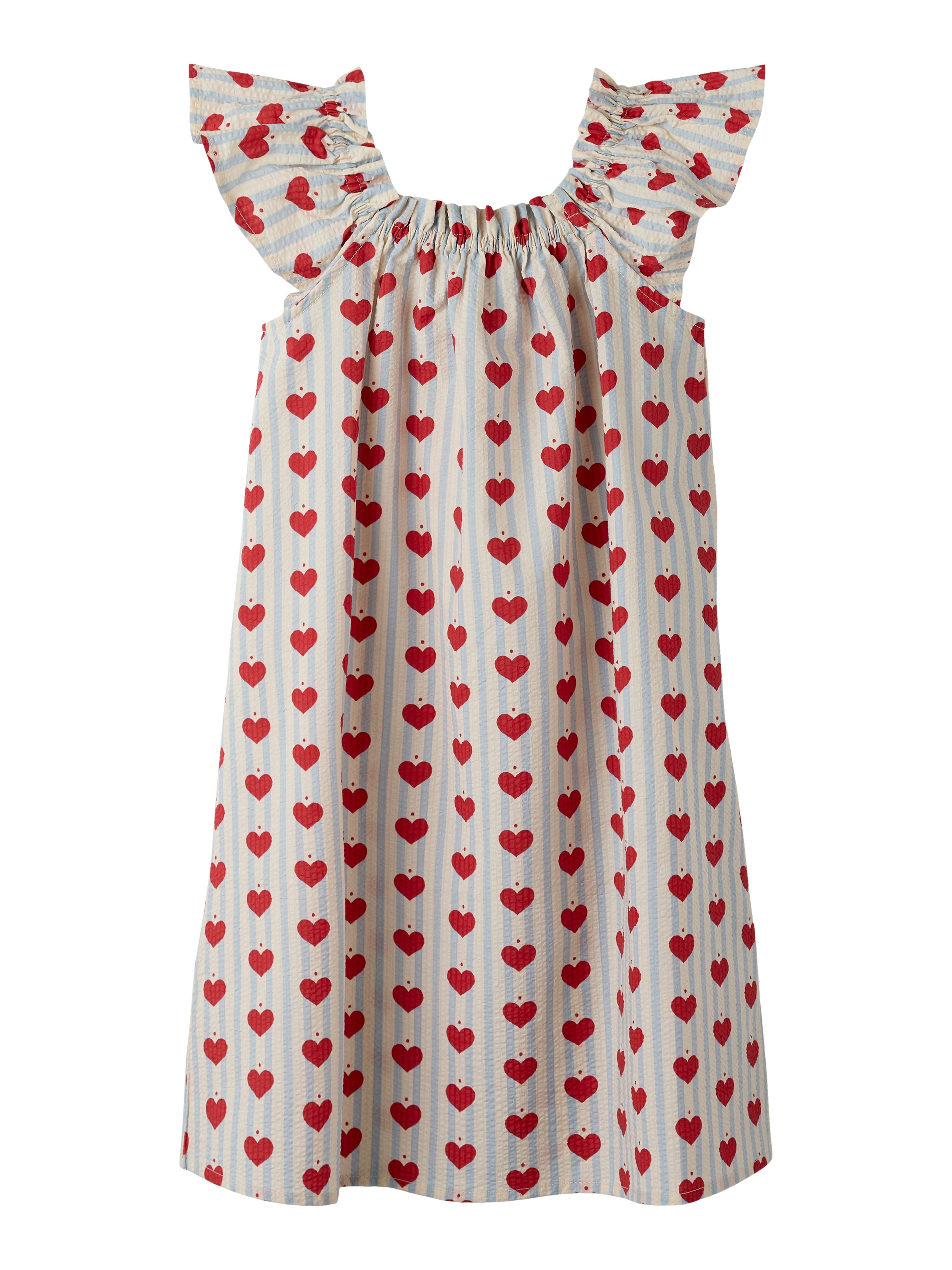 Name It Hulla - Ss Dress- Pearl Blue -   Cm