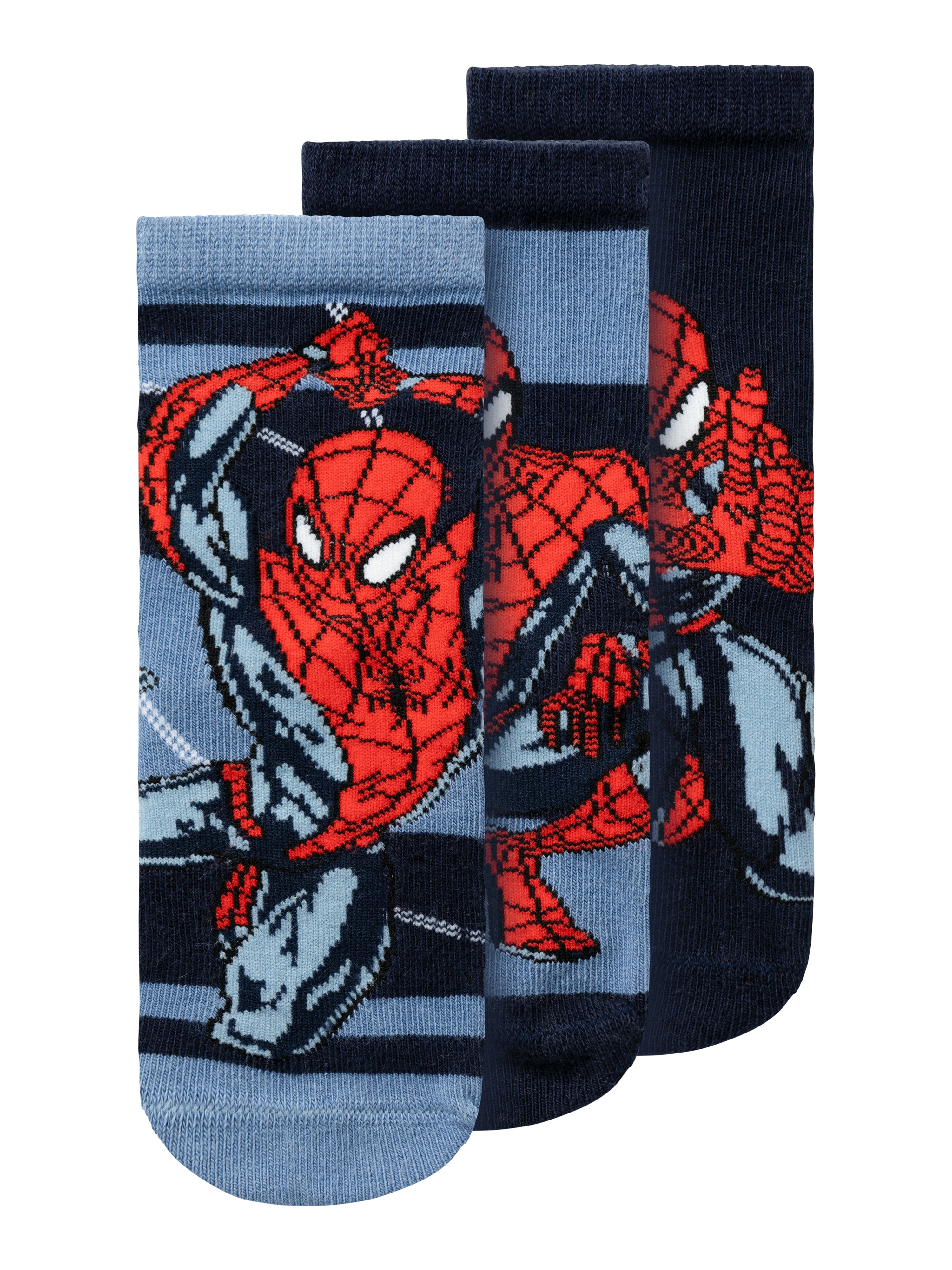 Sjove Spiderman Strømper – 3 Pak til Små Superhelte!