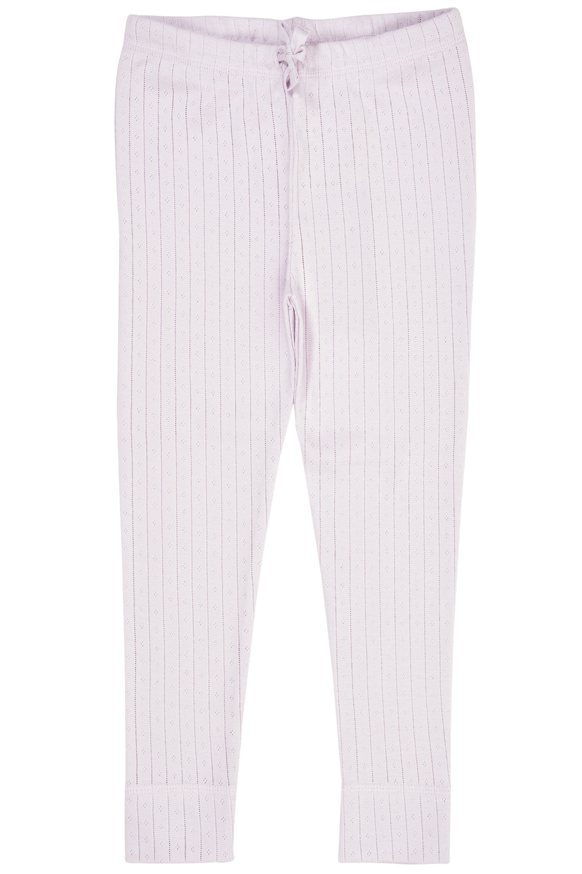 Copenhagen Colors Pointelle Leggings – Lys Lilla Tilbud!