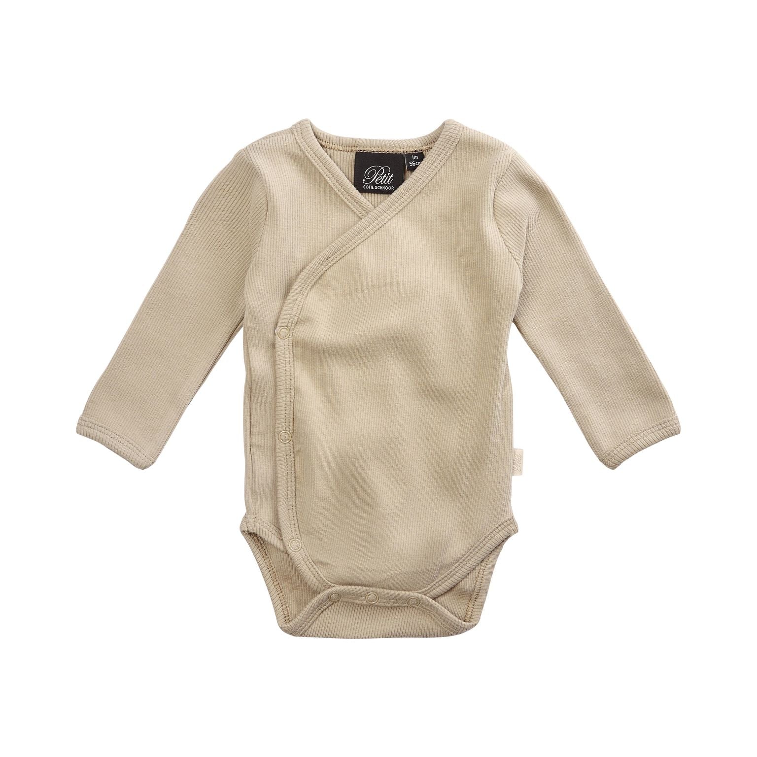 Petit By Sofie Schnoor Nyfødt Rib Body – Støvet Grøn