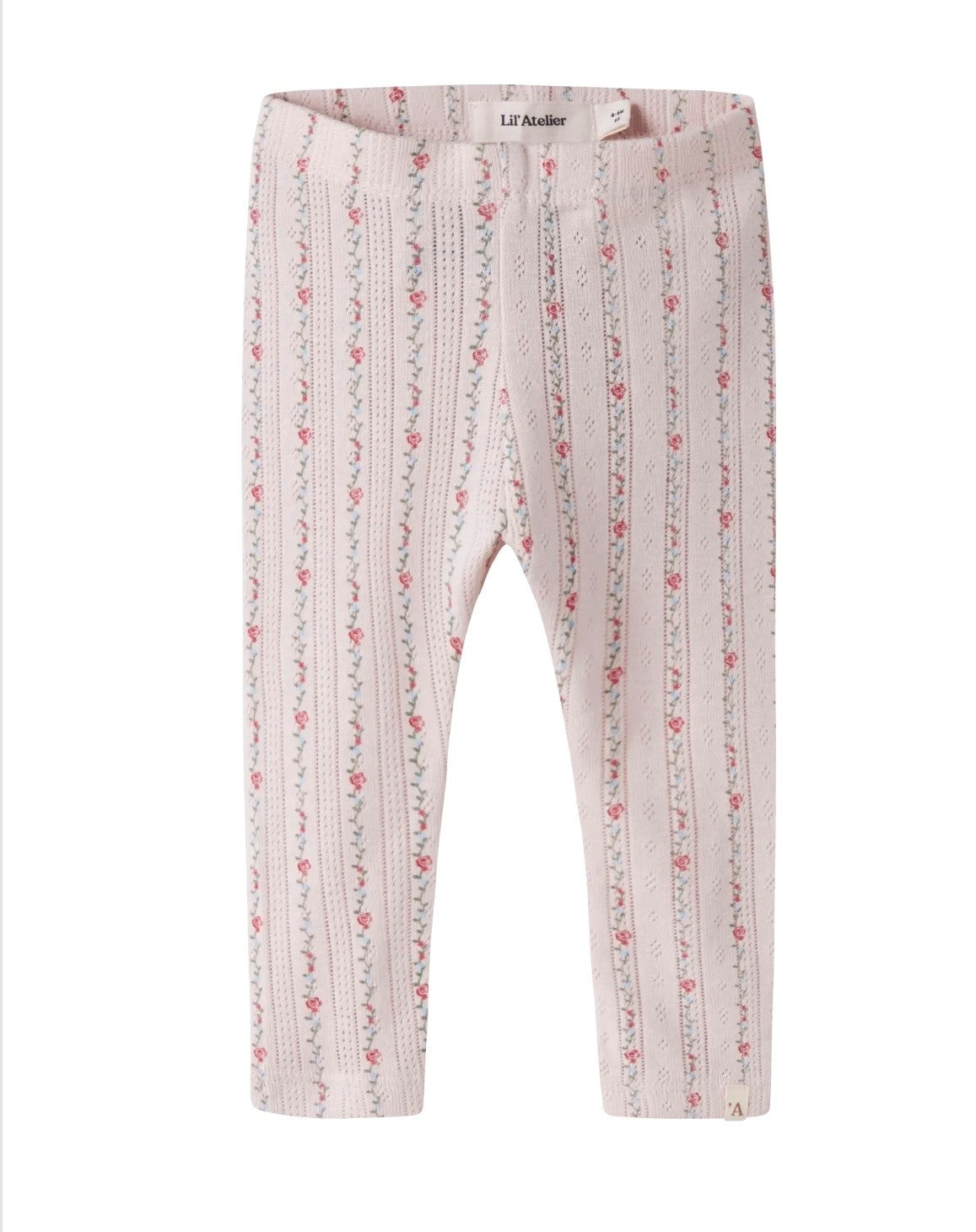 Lil Atelier Rachello - Ria Slim Leggings - Morganite Flower -   Cm