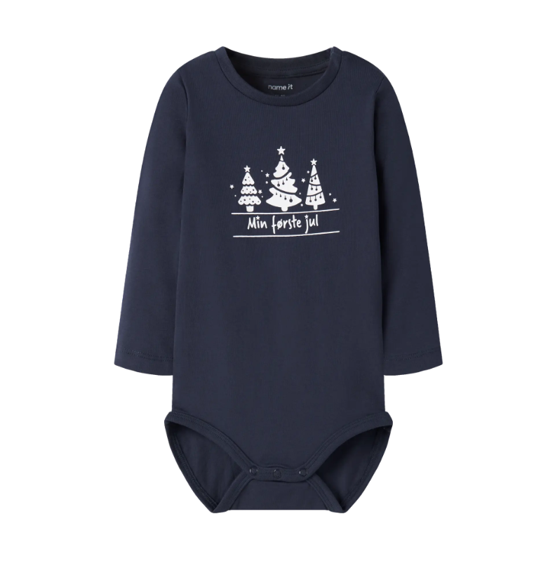 Name It Rajul Body – Elegant Julebody til Baby