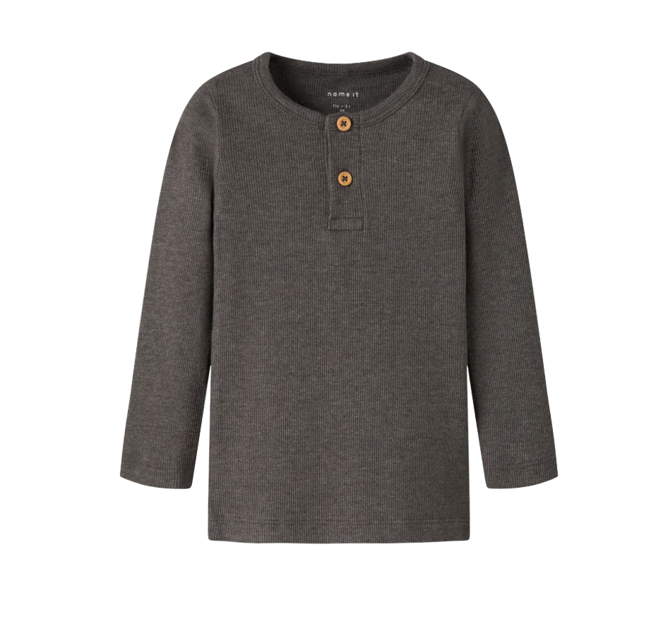 Name It Kab Bluse - Delicioso Melange - Komfort og Stil