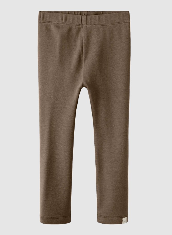 Lil Atelier Gayo Slim Leggings - Shitake - Fantastisk Udsalg!