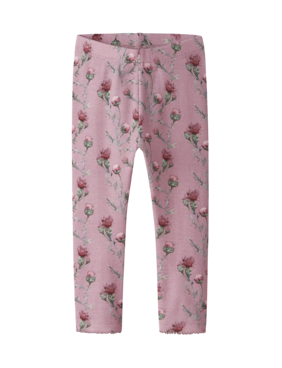Name It Teane Leggings - Dawn Pink med Blomsterprint