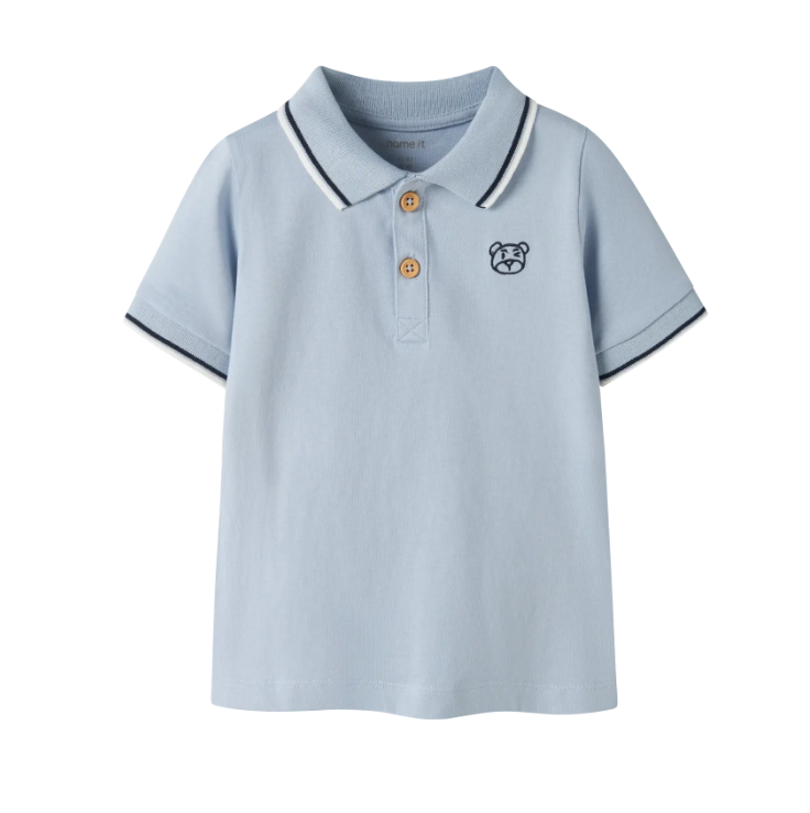 Name It Dakan Ss Polo - Blue Fog -   Cm