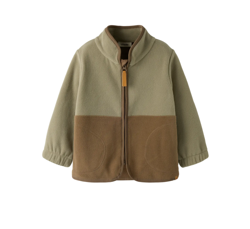 Lil Atelier Laspektra Fleece Jacket -  Shitake -   Cm