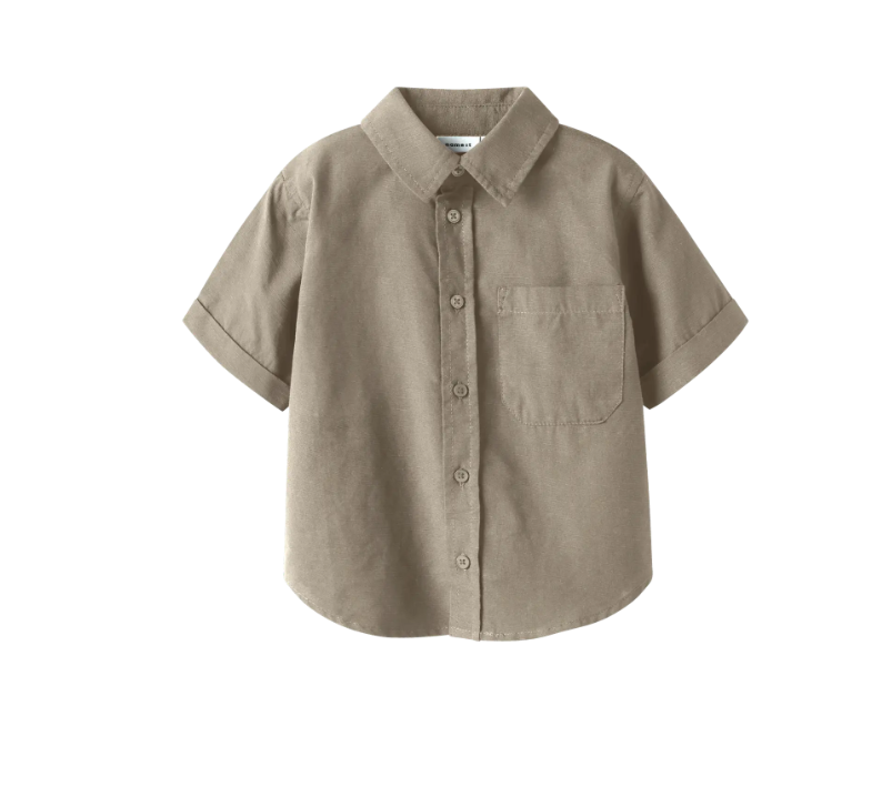 Name It Filip Ss Shirt - Aluminium -   Cm