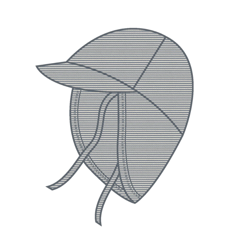 Lil Atelier Fredo Fin Uv Hat - Tradewinds -   Cm