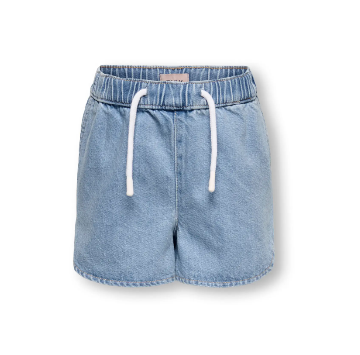 Only Mini Pierce Denim Shorts - Light Blue Denim -   Cm
