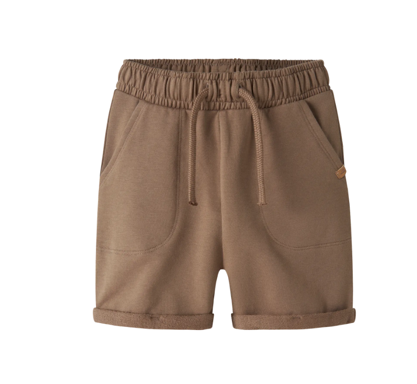 Lil Atelier Omas Sweat Shorts - Coca Mocha -   Cm