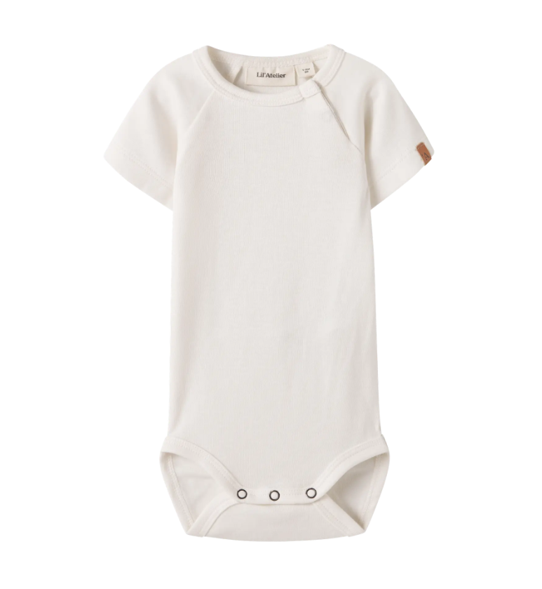 Lil Atelier Lalo Tab Ss Body - Coconut Milk -   Cm