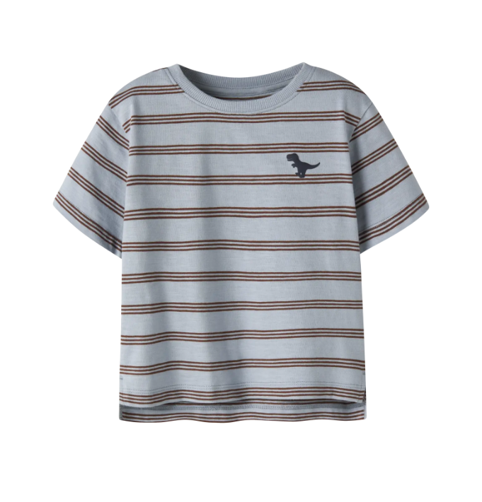 Name It Voby - Ss Top - Blue Fog Chestnut -   Cm