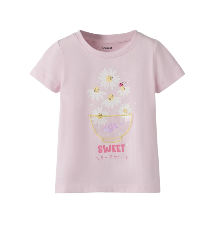 Name It Joline - Ss Top - Cradle Pink -   Cm