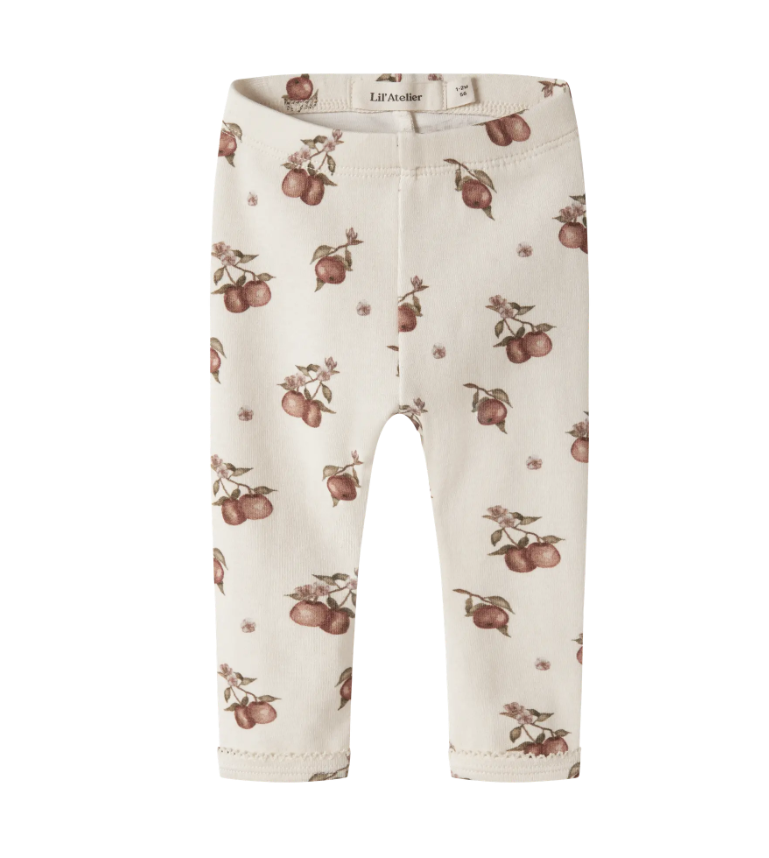 Lil Atelier Gayo - Sig Slim Leggings - Turtledove Apple -   Cm