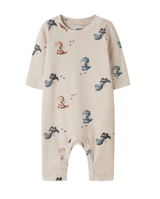 Name It Karlos - Ls Bodysuit - Peyote Melange -   Cm