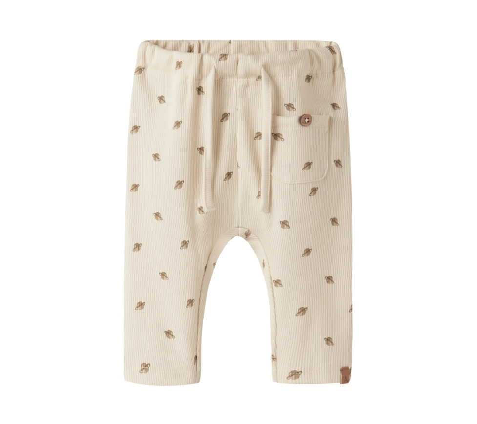 Lil Atelier Lavo - Elf Loose Pants - Turtledove Planets - Cm