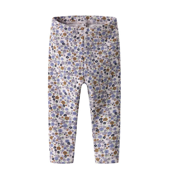 Name It Tuline Leggings – Lilac Marble – Blomsterprint