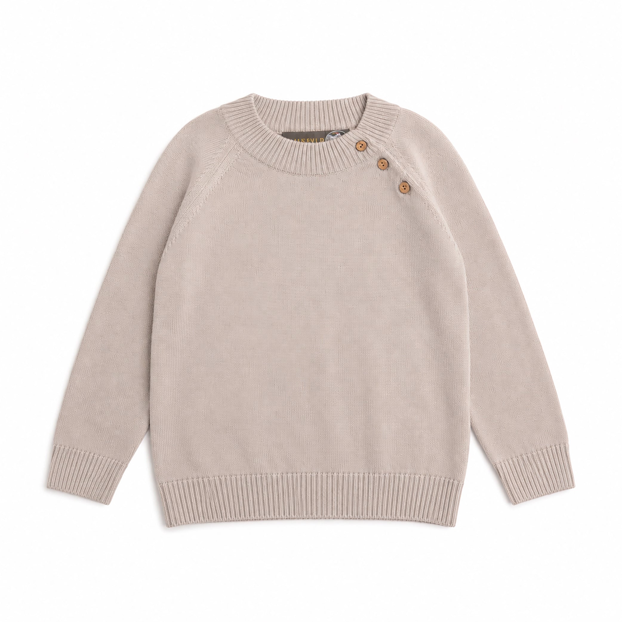 Tynd Merinoulds Bluse - Sand  Merino Wool -