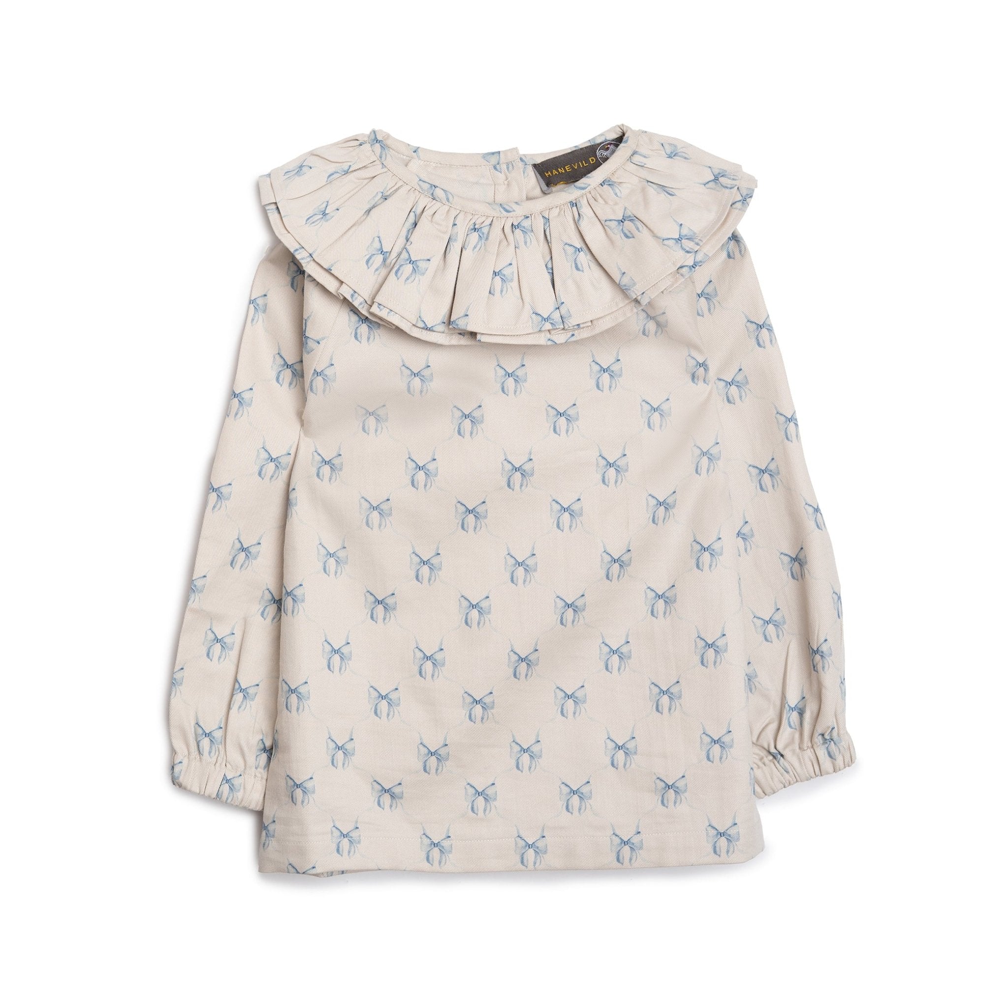 Bluse Med Sløjfer - Piger - Summer Sand -