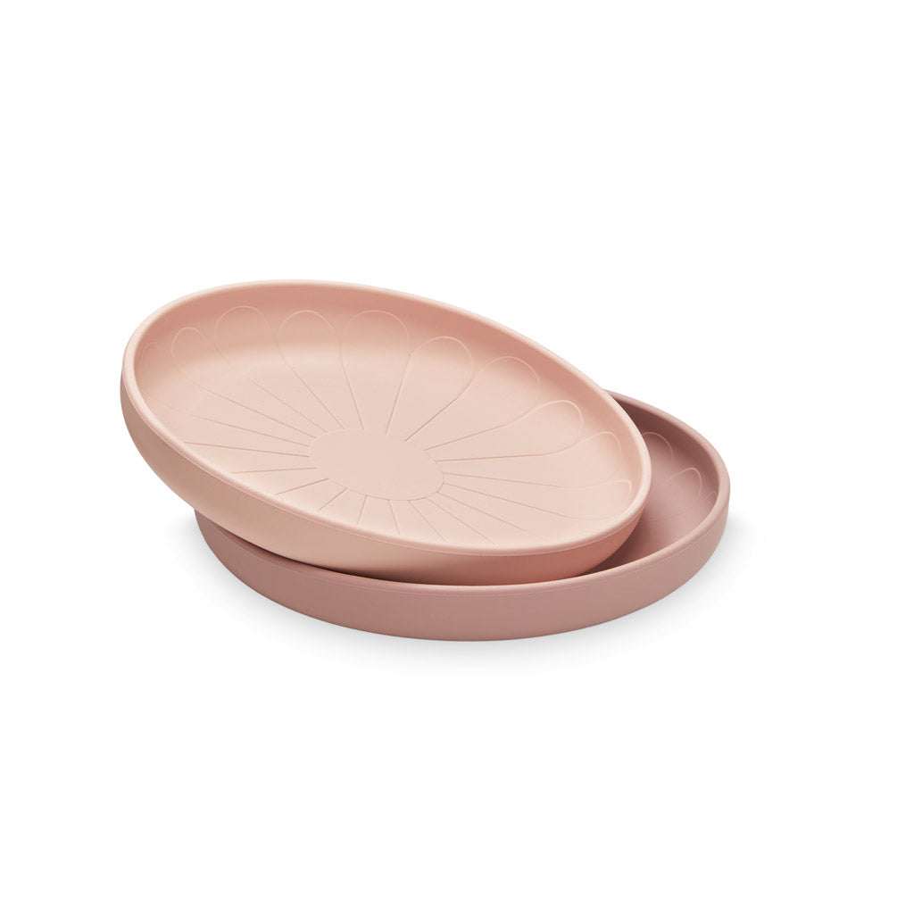 Cam Cam Copenhagen Regnbue Tallerkener 2-Pak - Rose Mix
