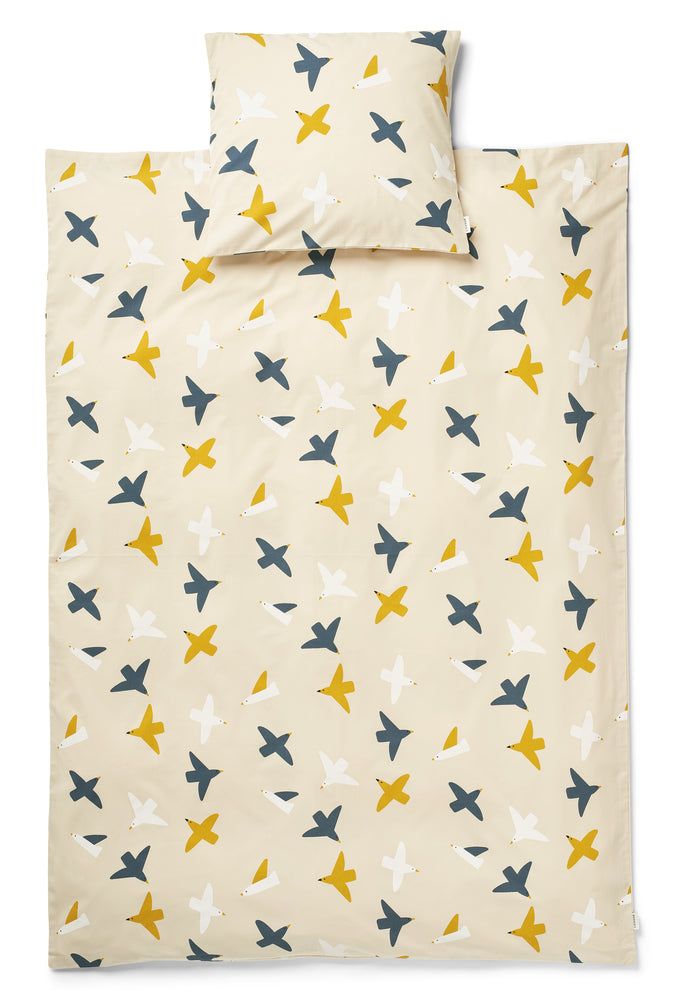 Liewood Carmen Baby Sengetøj – Fugle Design Tilbud